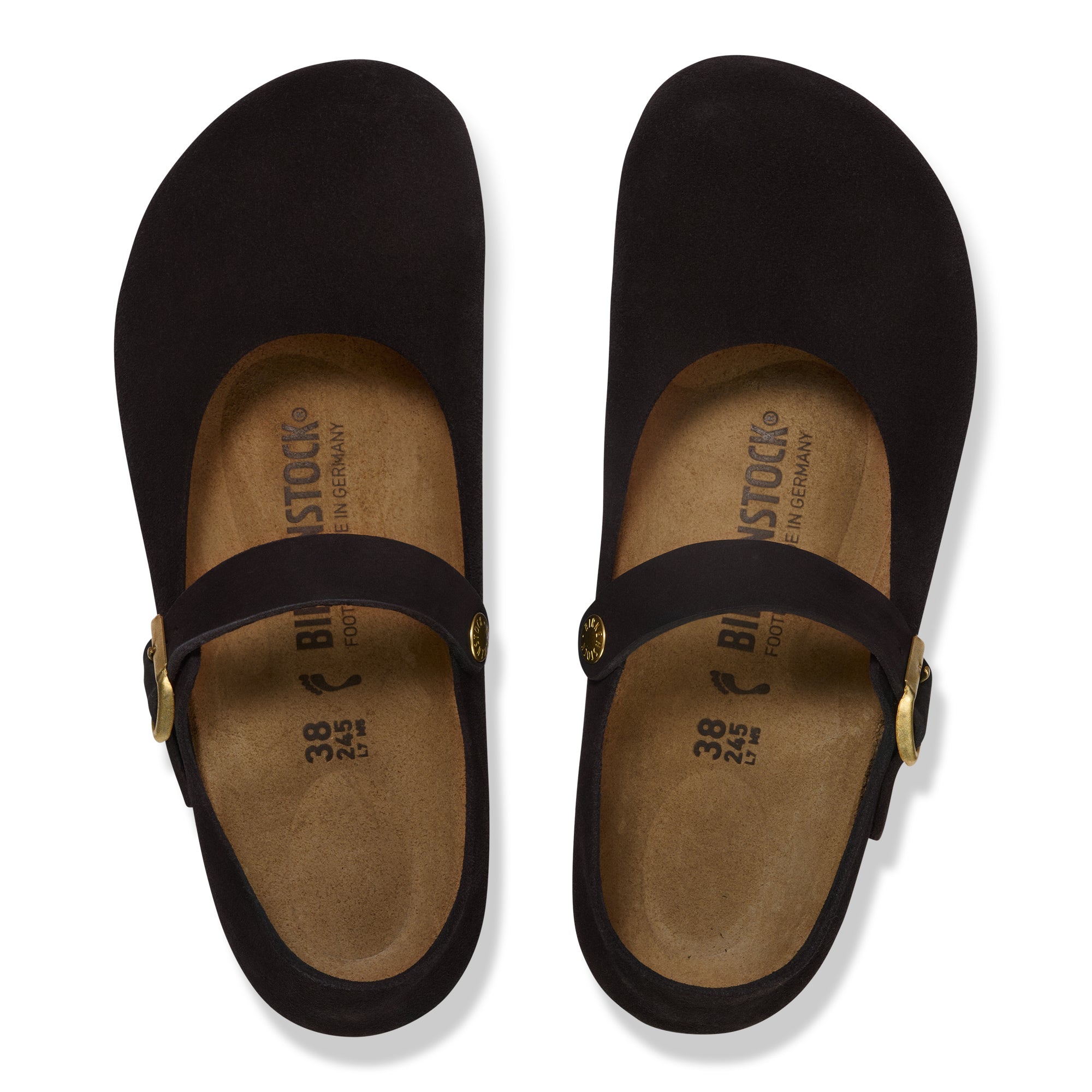 Birkenstock Mantova black suede