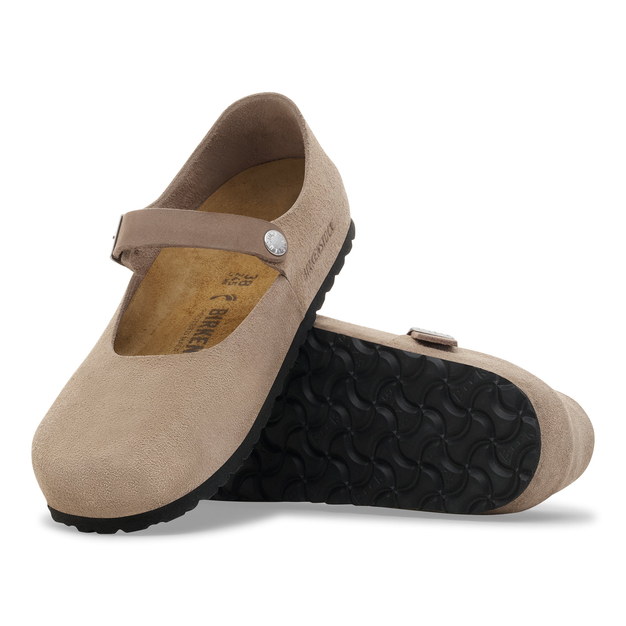 Birkenstock Mantova taupe suede