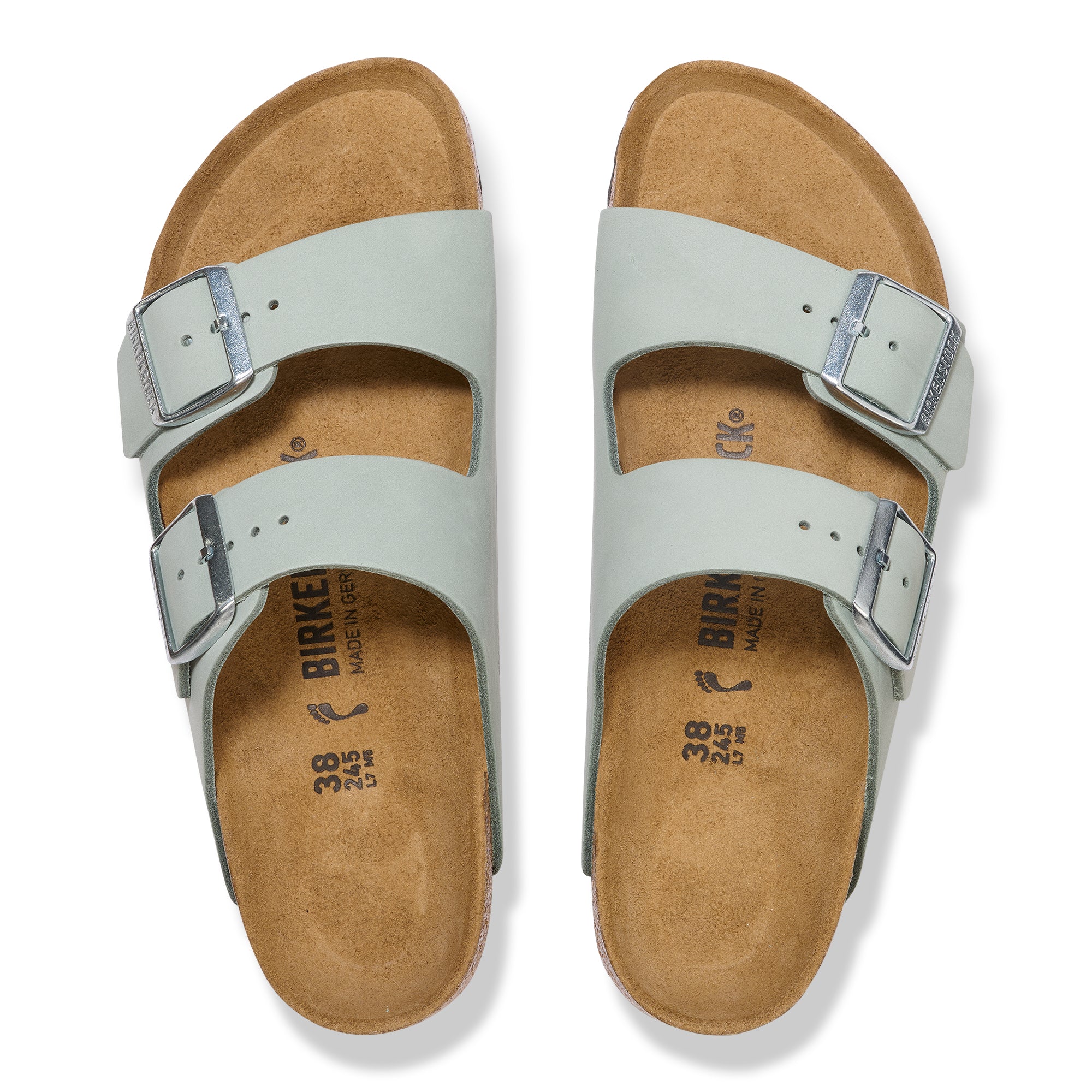 Birkenstock Arizona pure sage nubuck