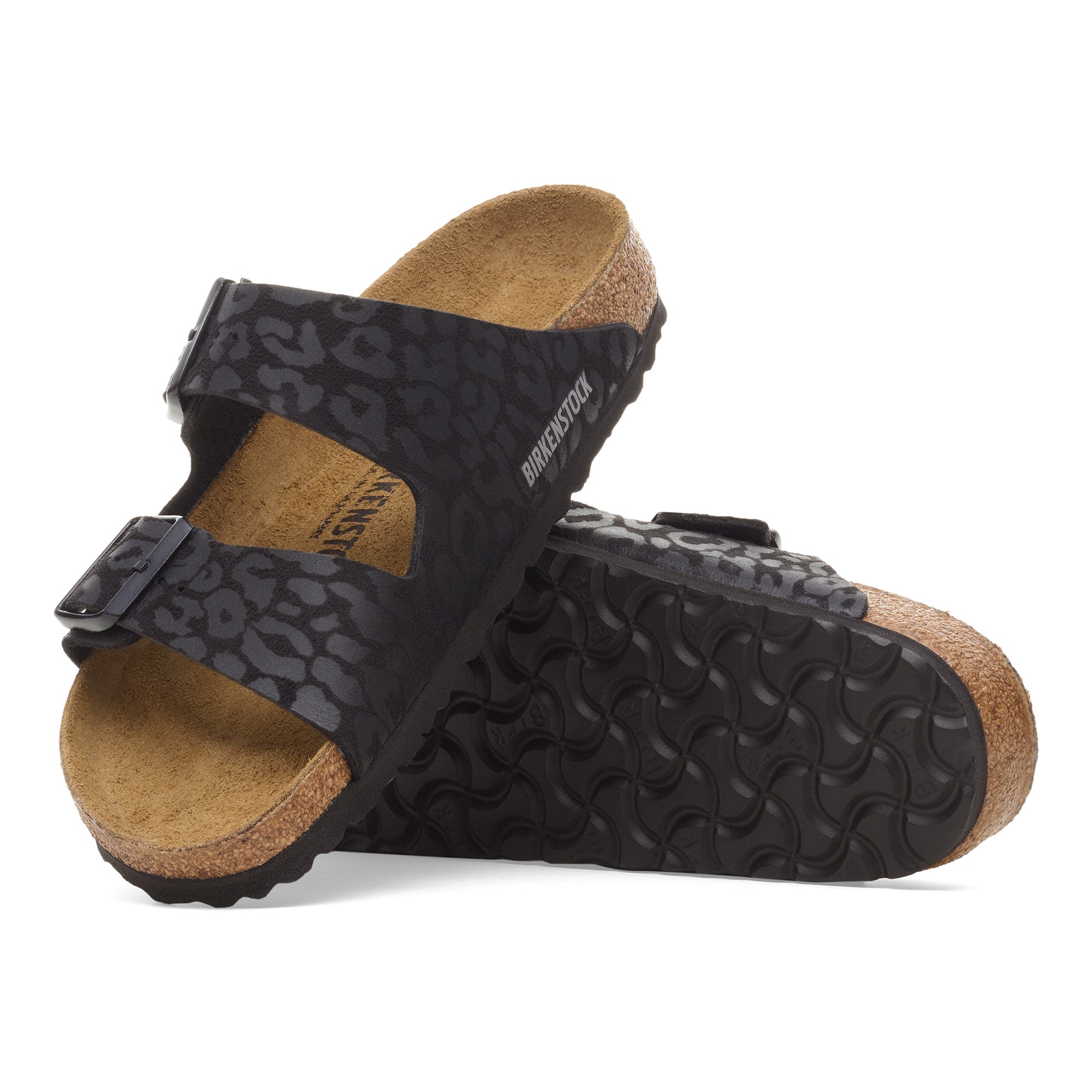 Birkenstock Arizona silky leo black Birkibuc