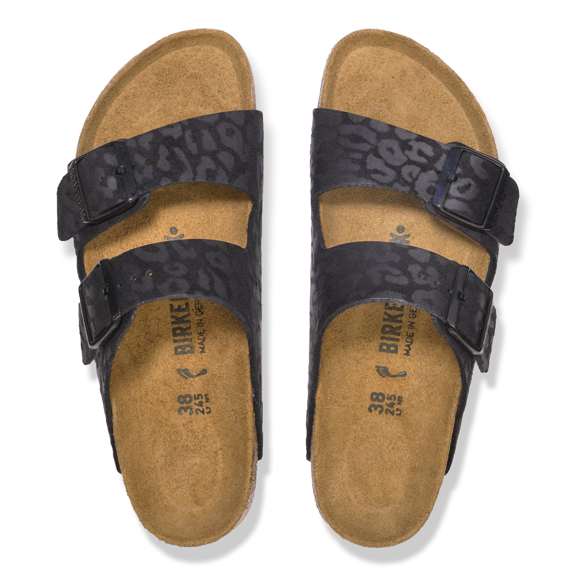 Birkenstock Arizona silky leo black Birkibuc