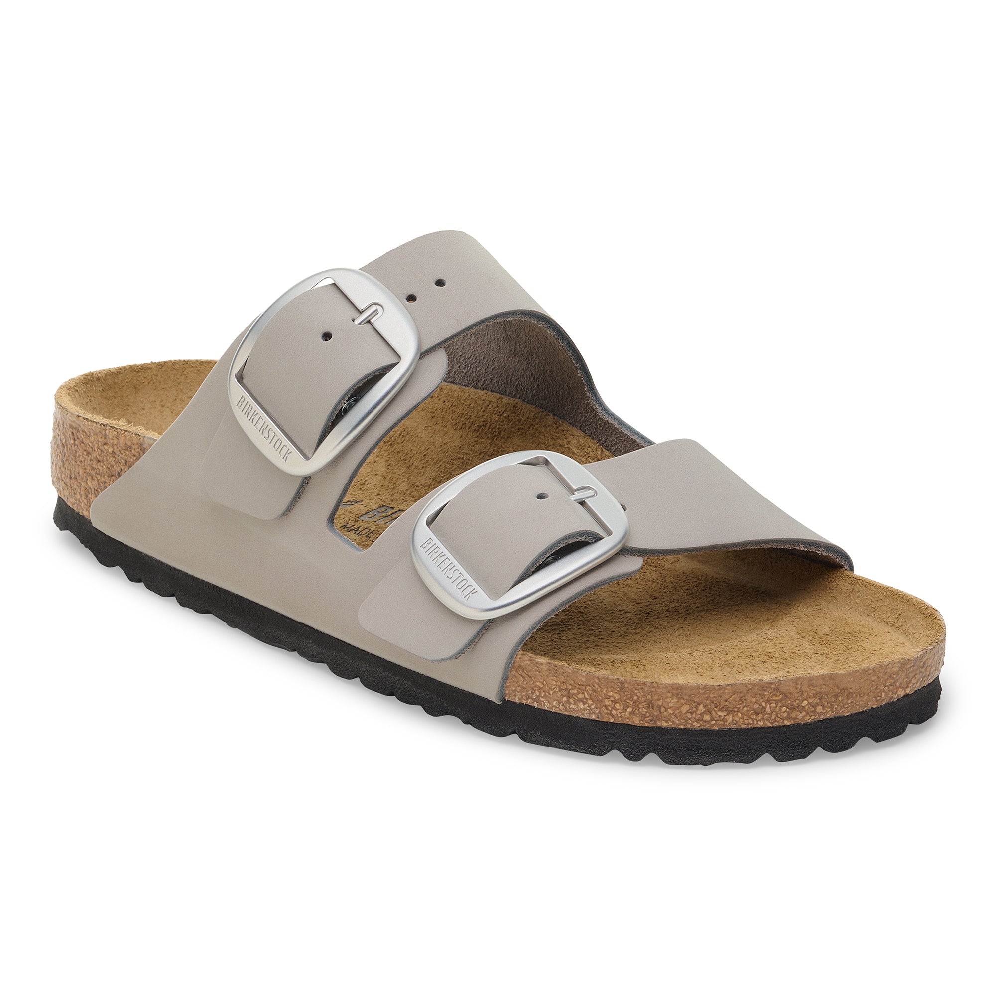 Birkenstock Arizona Big Buckle stone coin nubuck