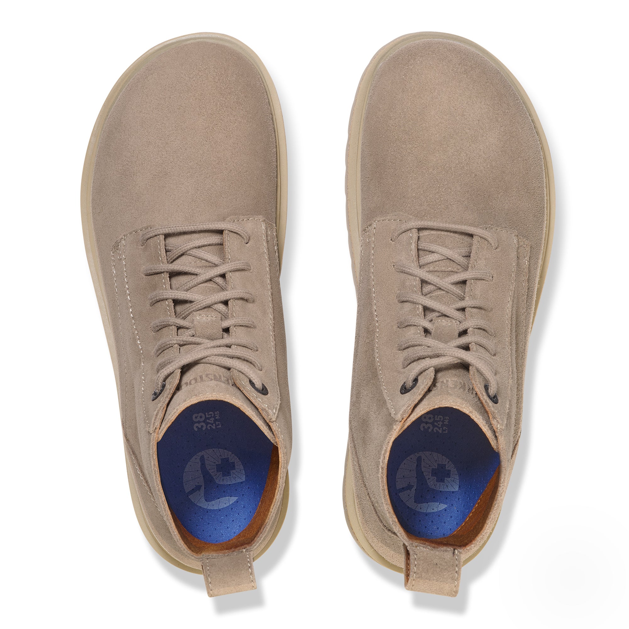 Birkenstock Men's Highwood Lace Mid taupe suede