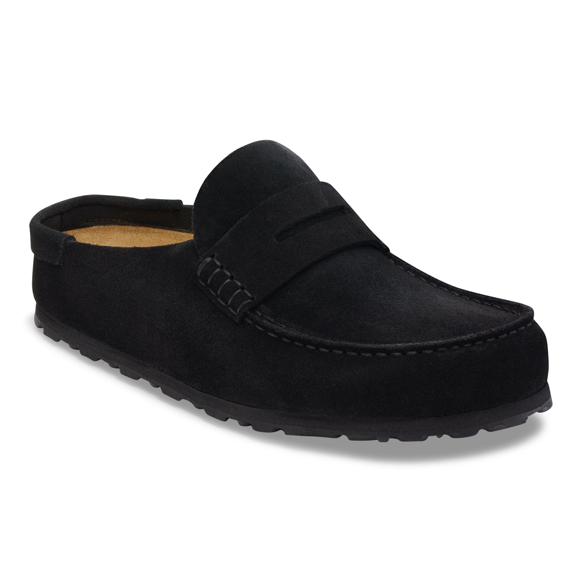 Birkenstock Naples Wrapped black suede