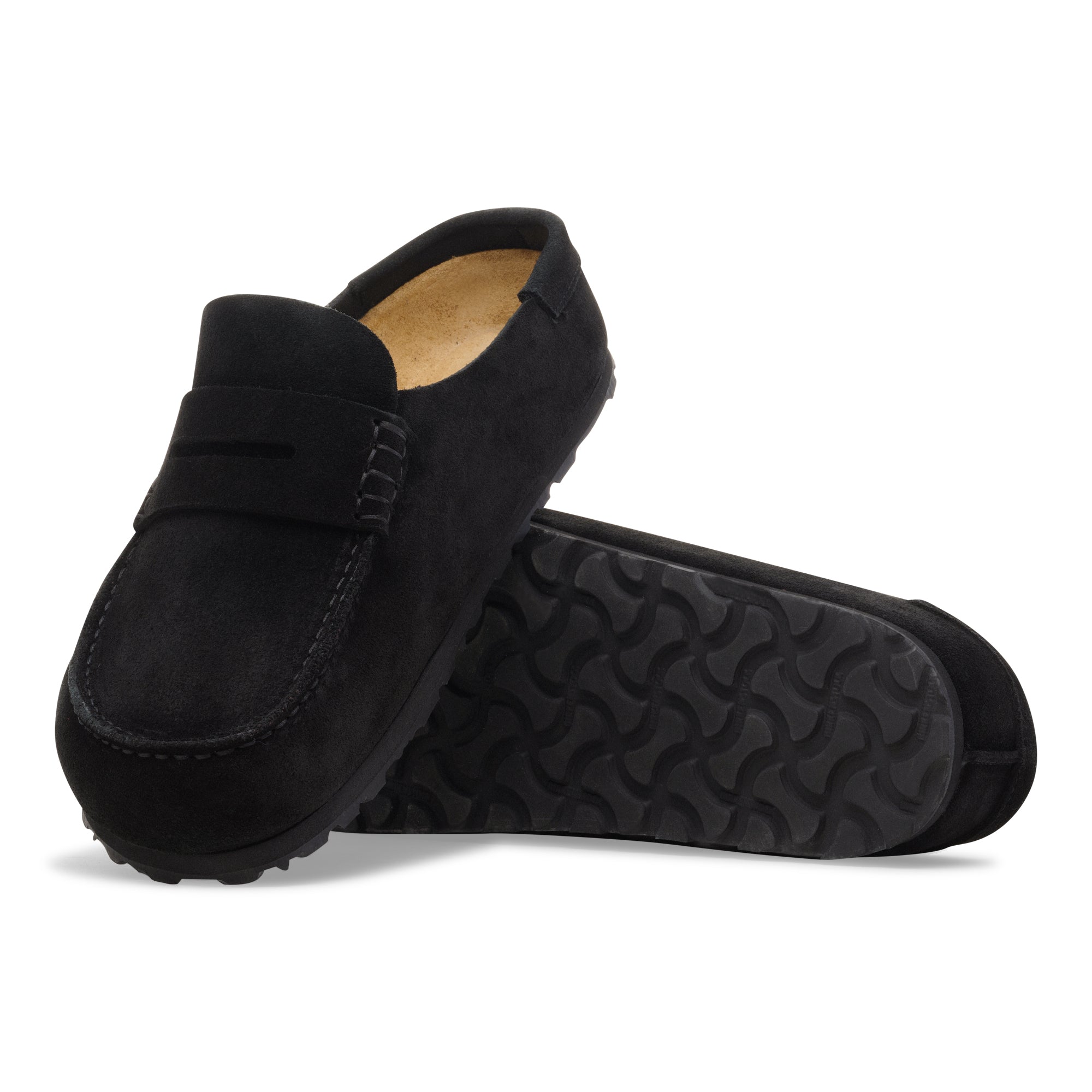 Birkenstock Naples Wrapped black suede
