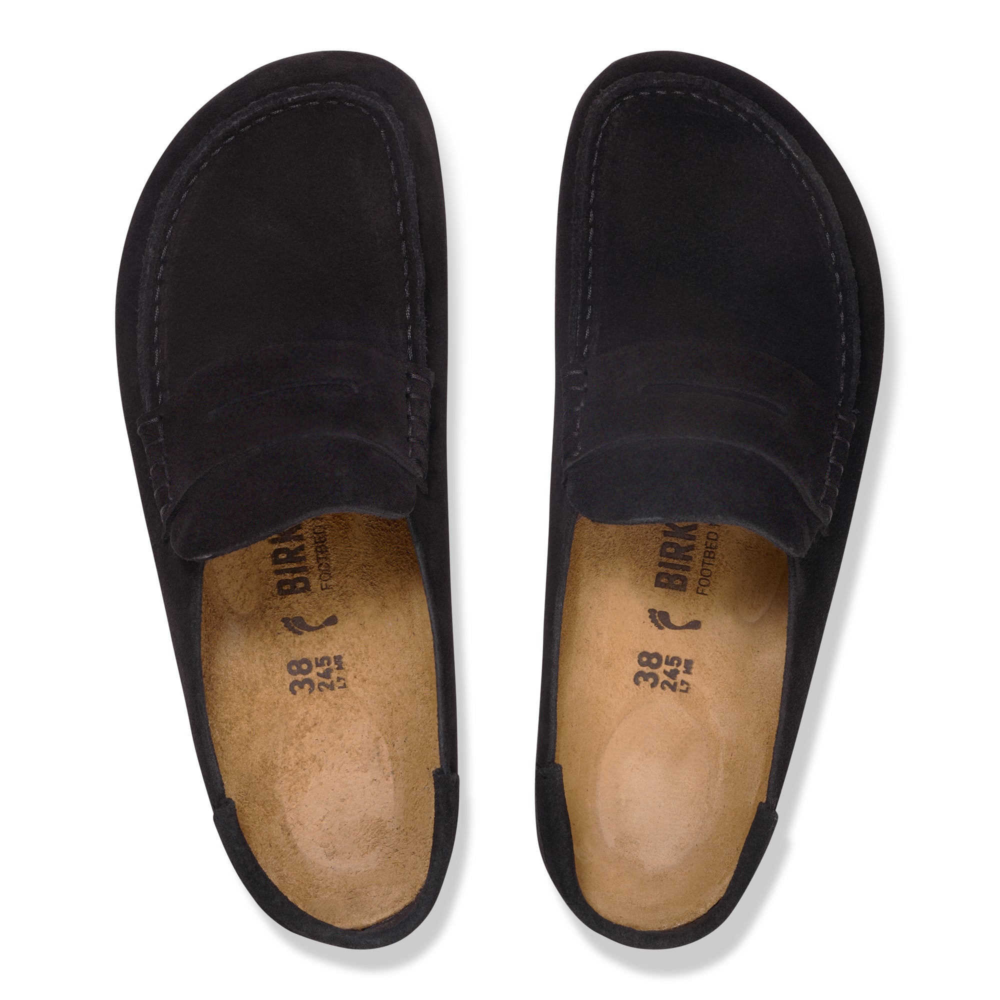 Birkenstock Naples Wrapped black suede
