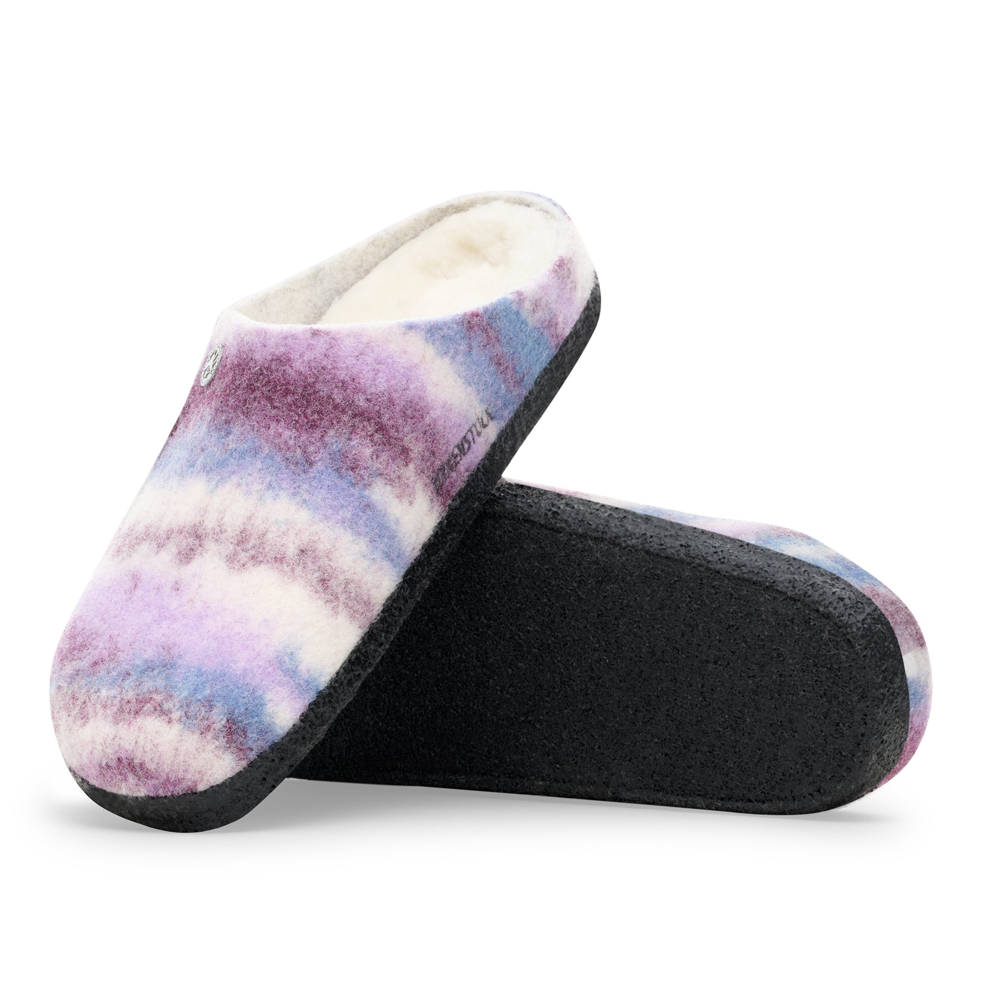 Birkenstock Zermatt Shearling multi mauve wool/natural shearling