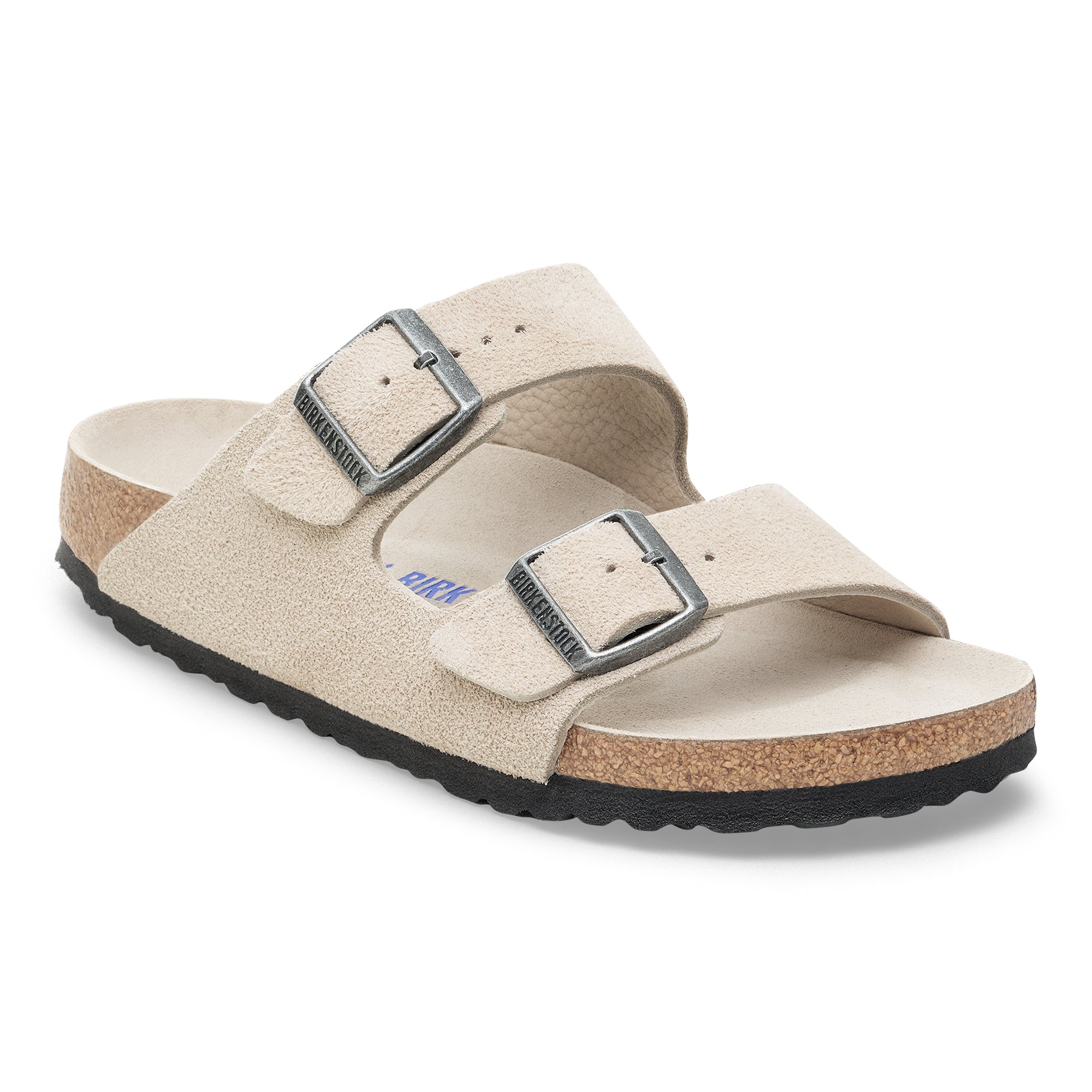 Birkenstock Arizona Soft Footbed oyster suede tonal