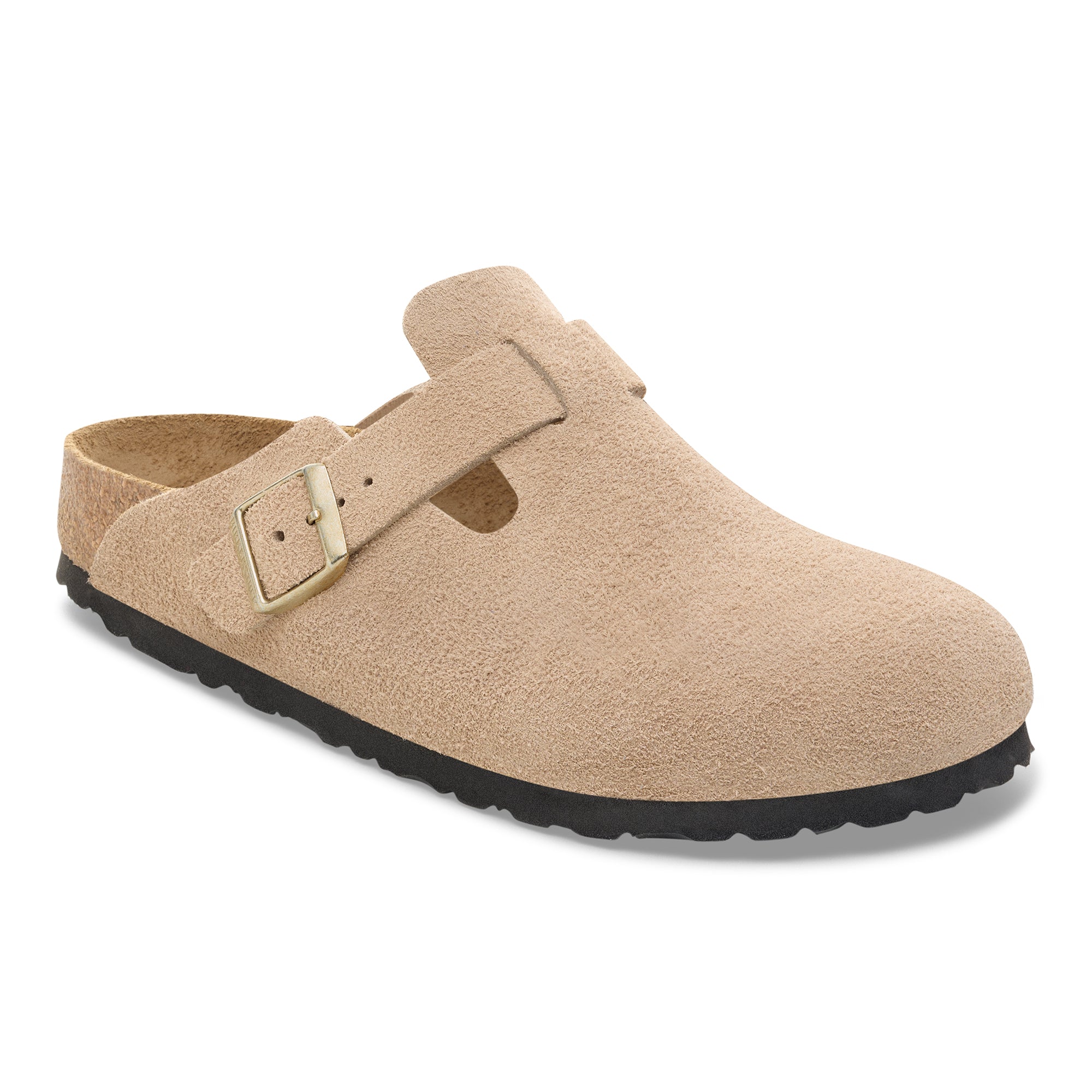 Birkenstock Boston sandcastle suede