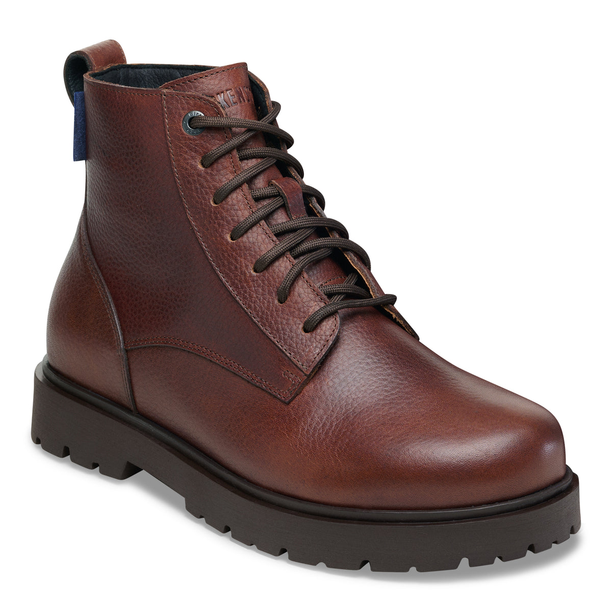 Birkenstock Marton Men’s Brown Leather Moc Toe Lace-Up Boots Birkenstock Men main image 3