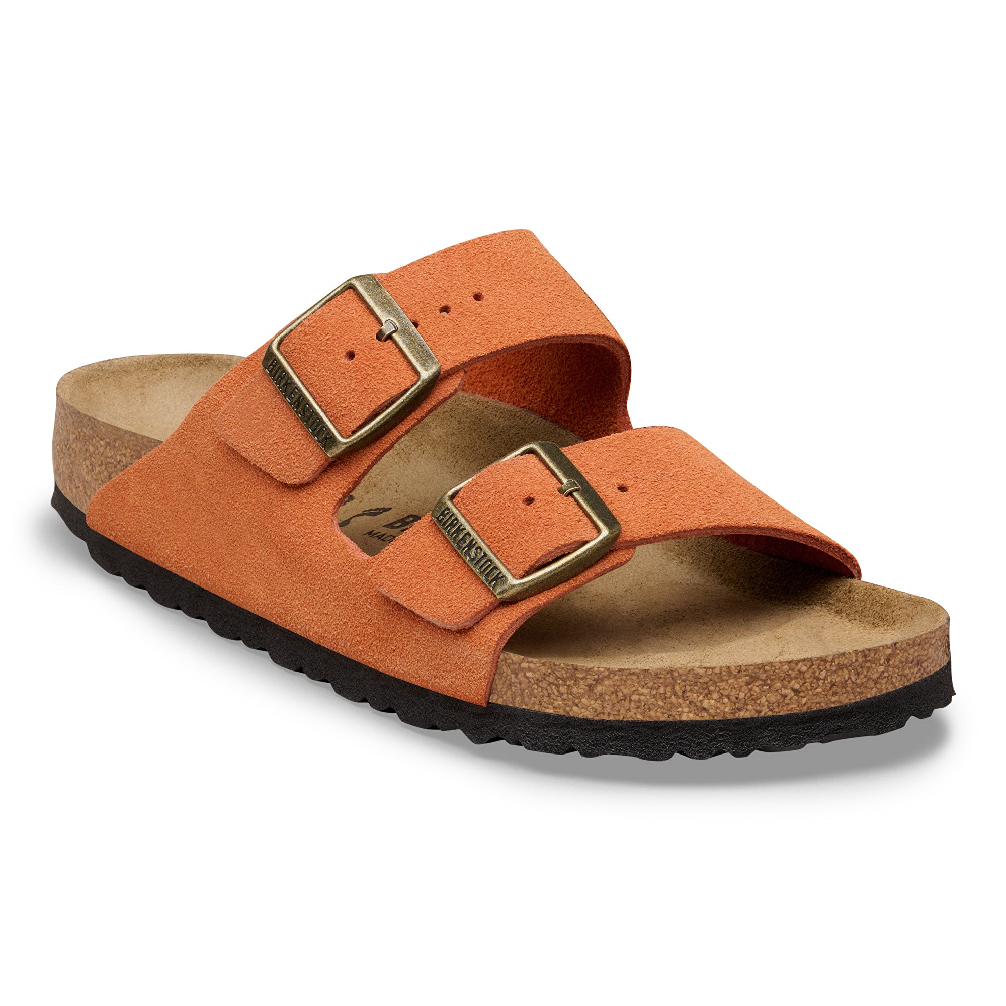 Birkenstock Arizona dark rust suede