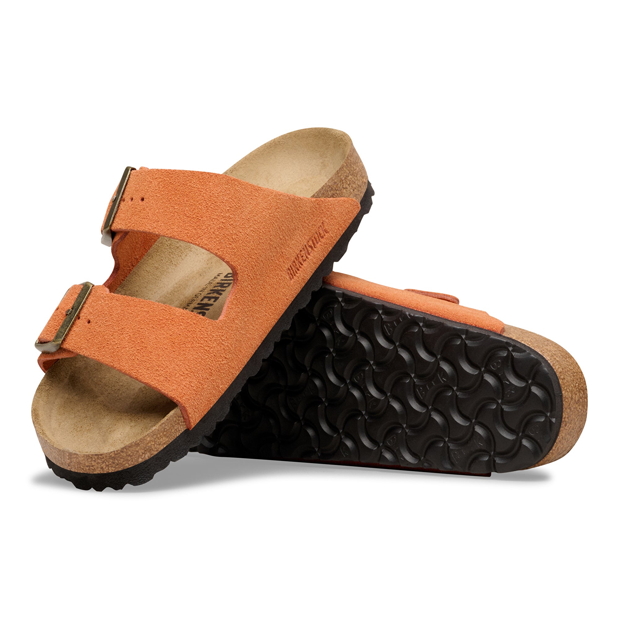 Birkenstock Arizona dark rust suede