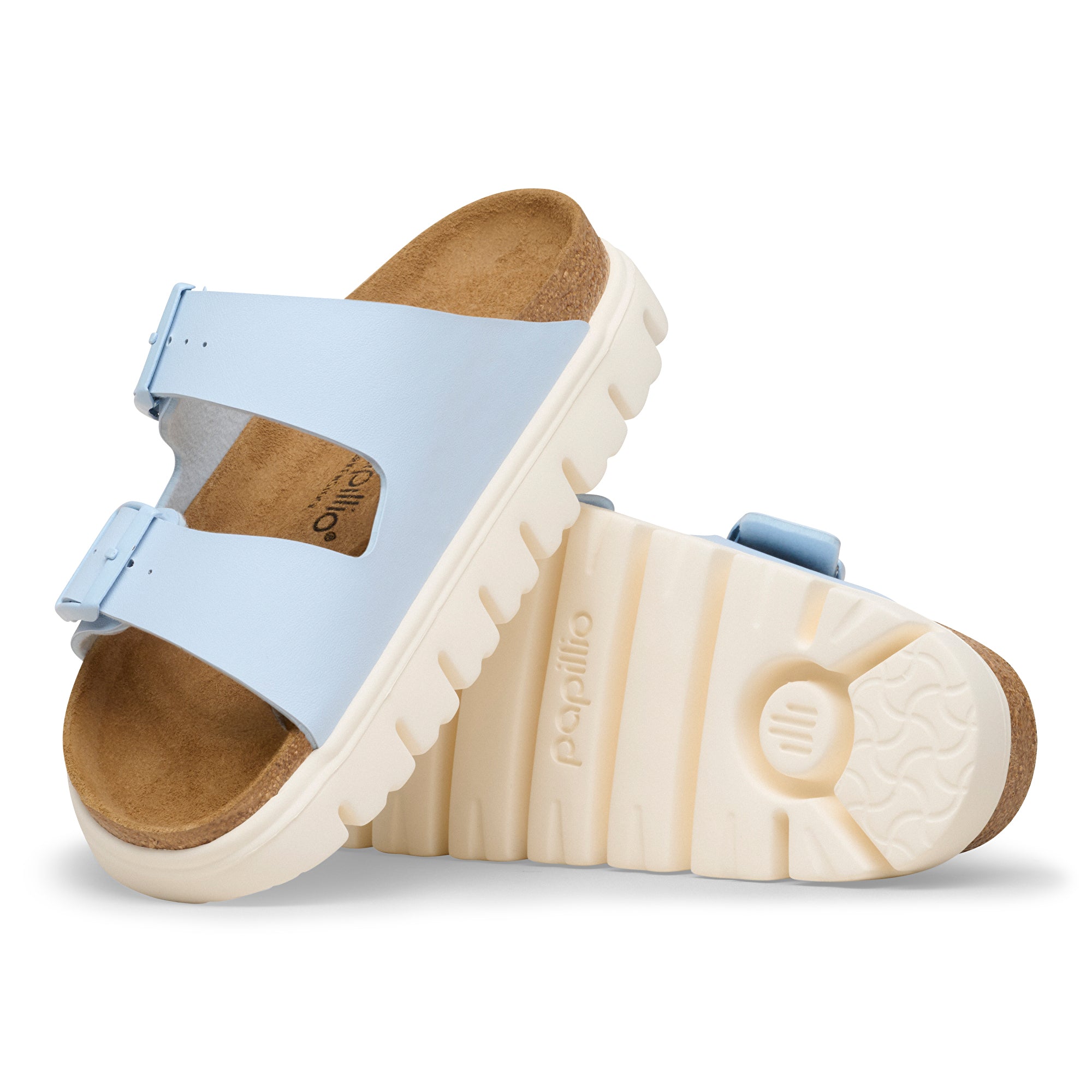 Papillio Arizona Chunky baby blue Birko-Flor by Birkenstock