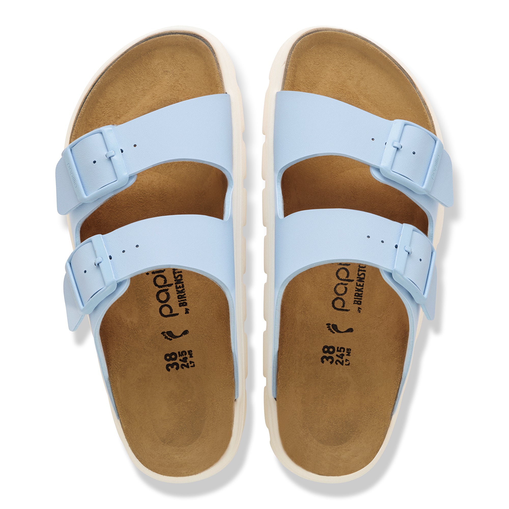 Papillio Arizona Chunky baby blue Birko-Flor by Birkenstock