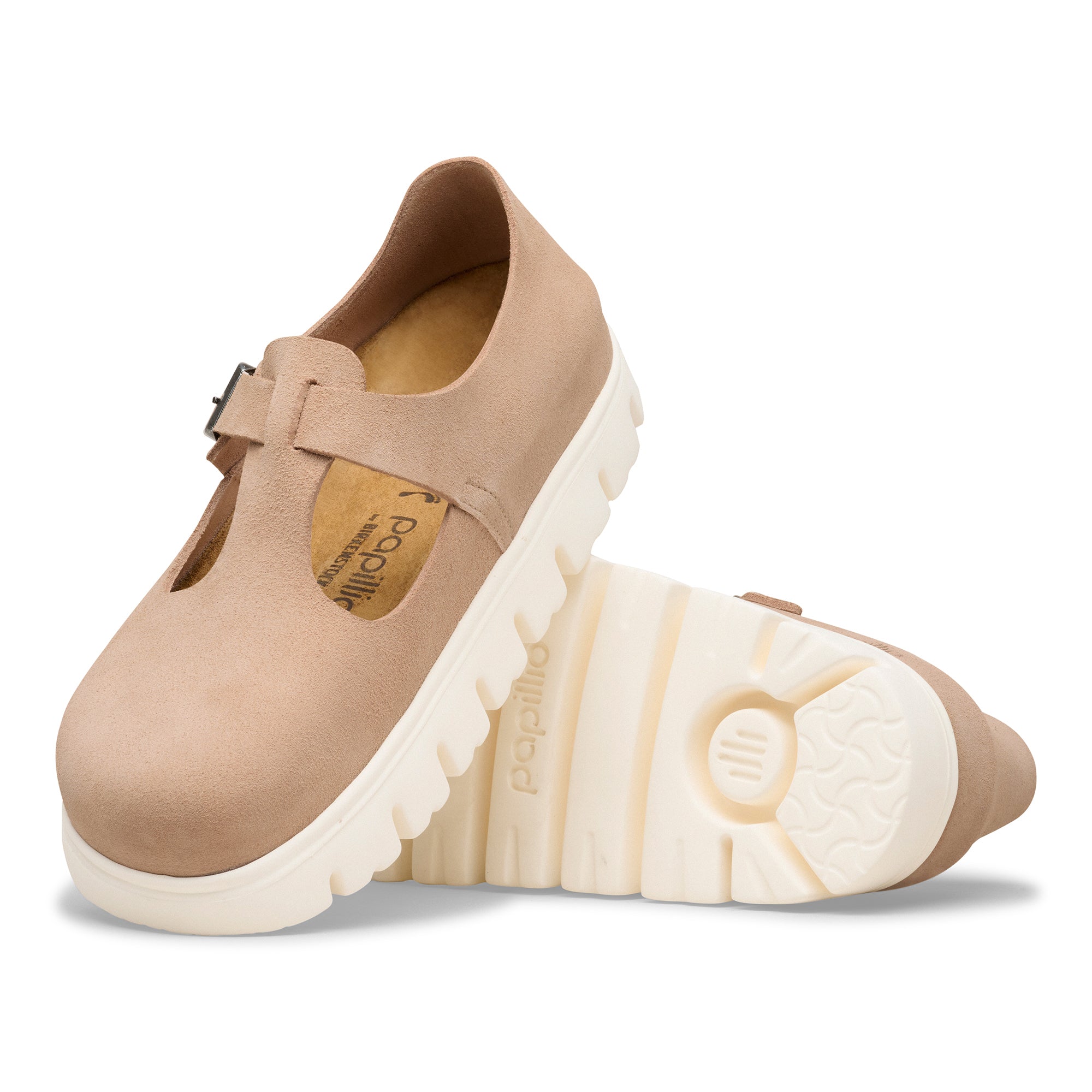 Papillio Paris Chunky warm sand suede by Birkenstock