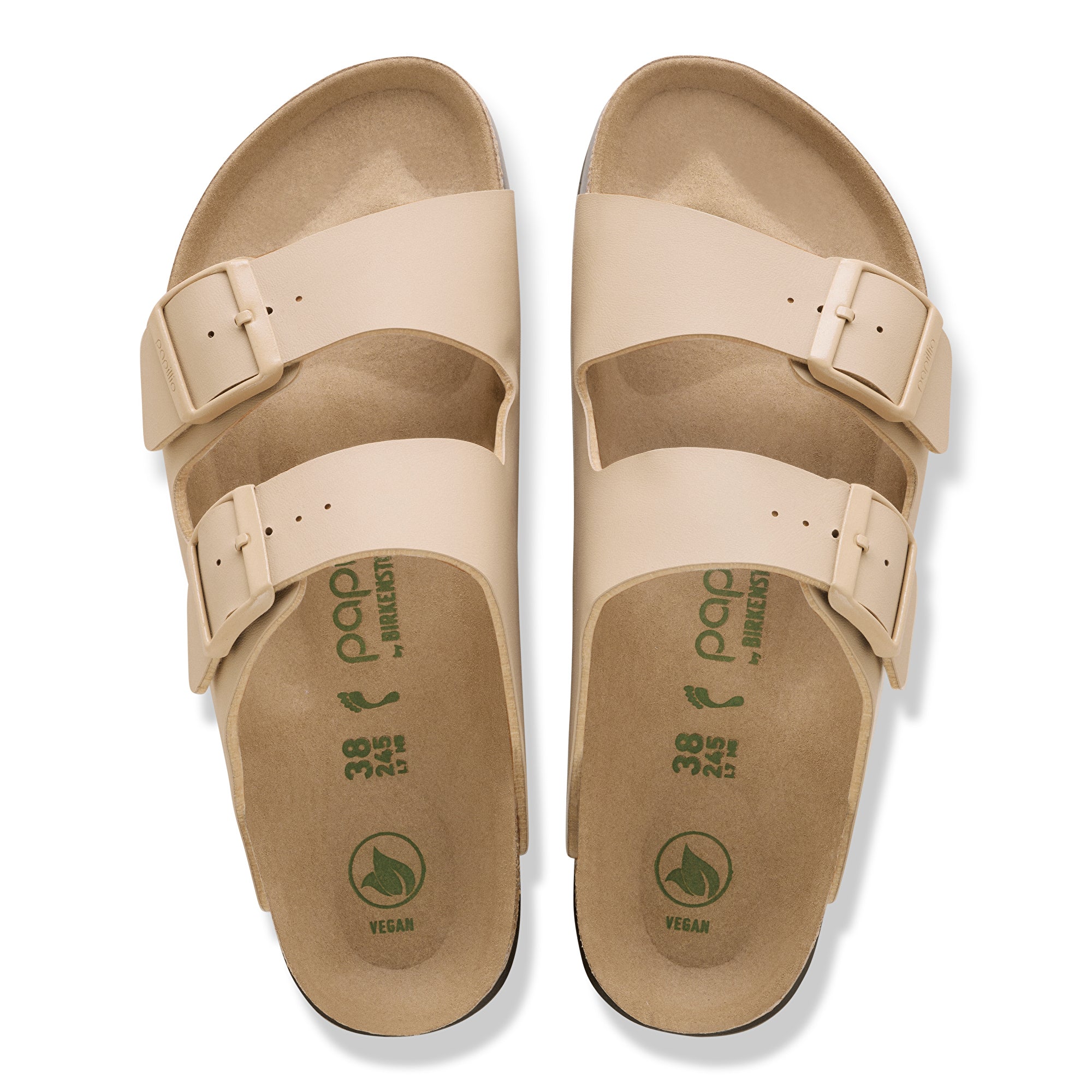 Papillio Arizona Platform Vegan sandcastle Birko-Flor by Birkenstock