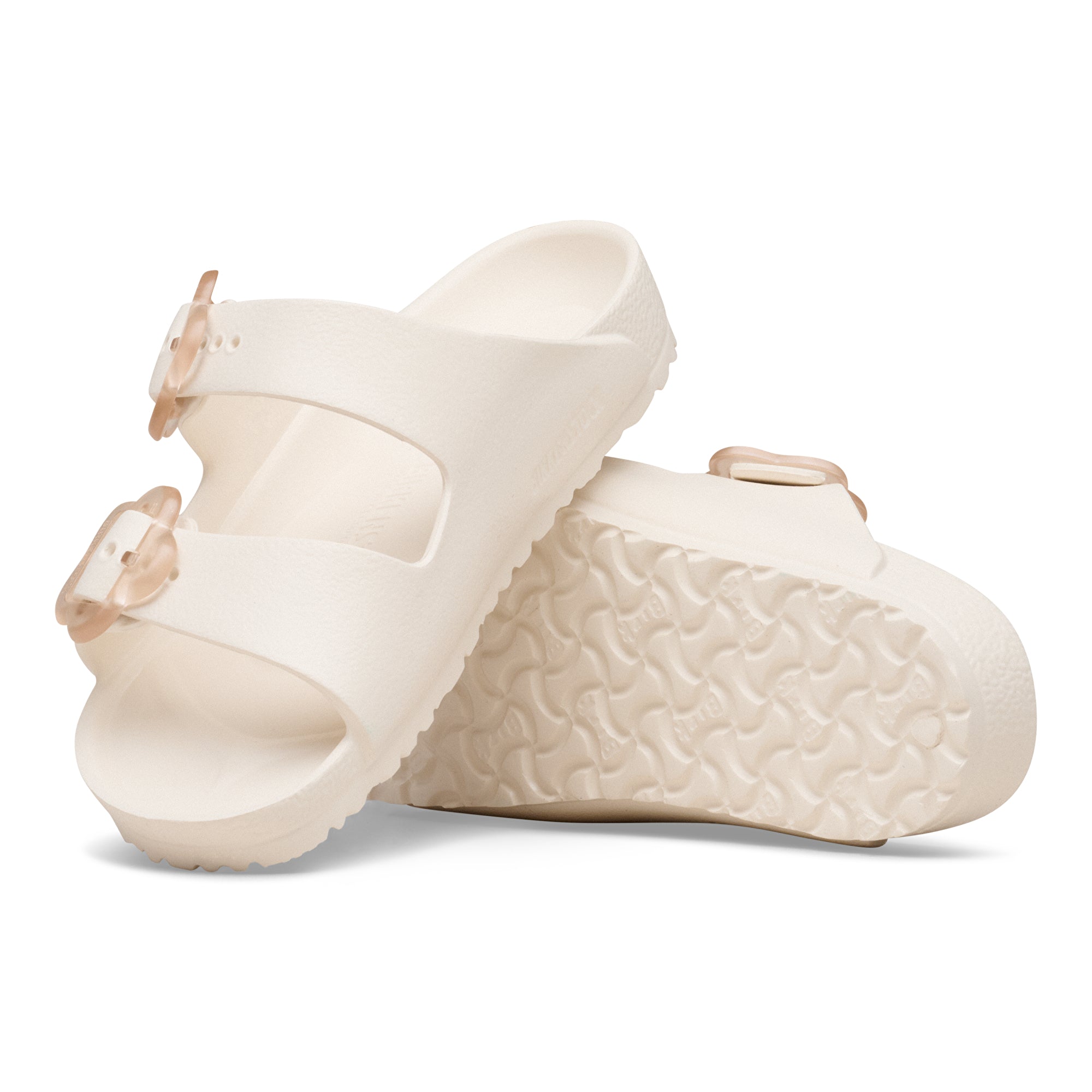 Birkenstock Kids Arizona Flowers EVA eggshell