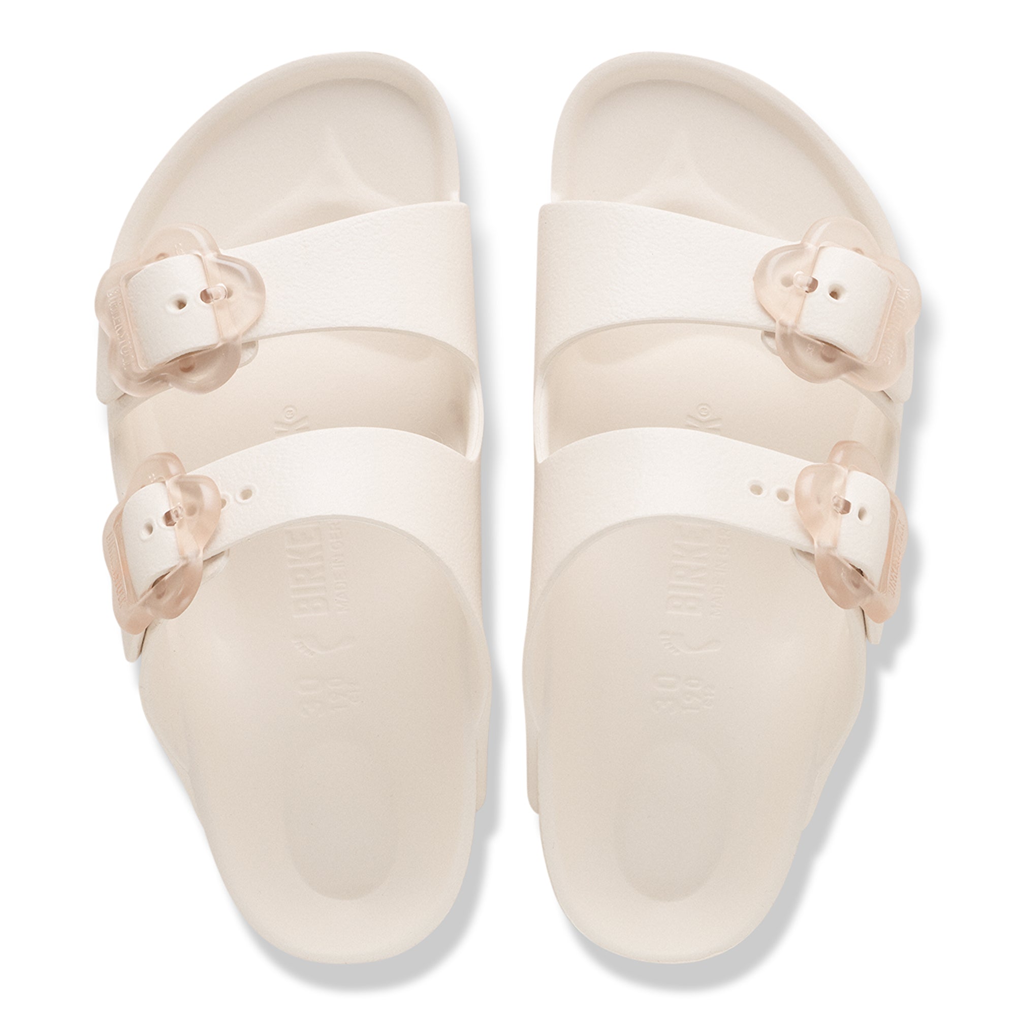 Birkenstock Kids Arizona Flowers EVA eggshell