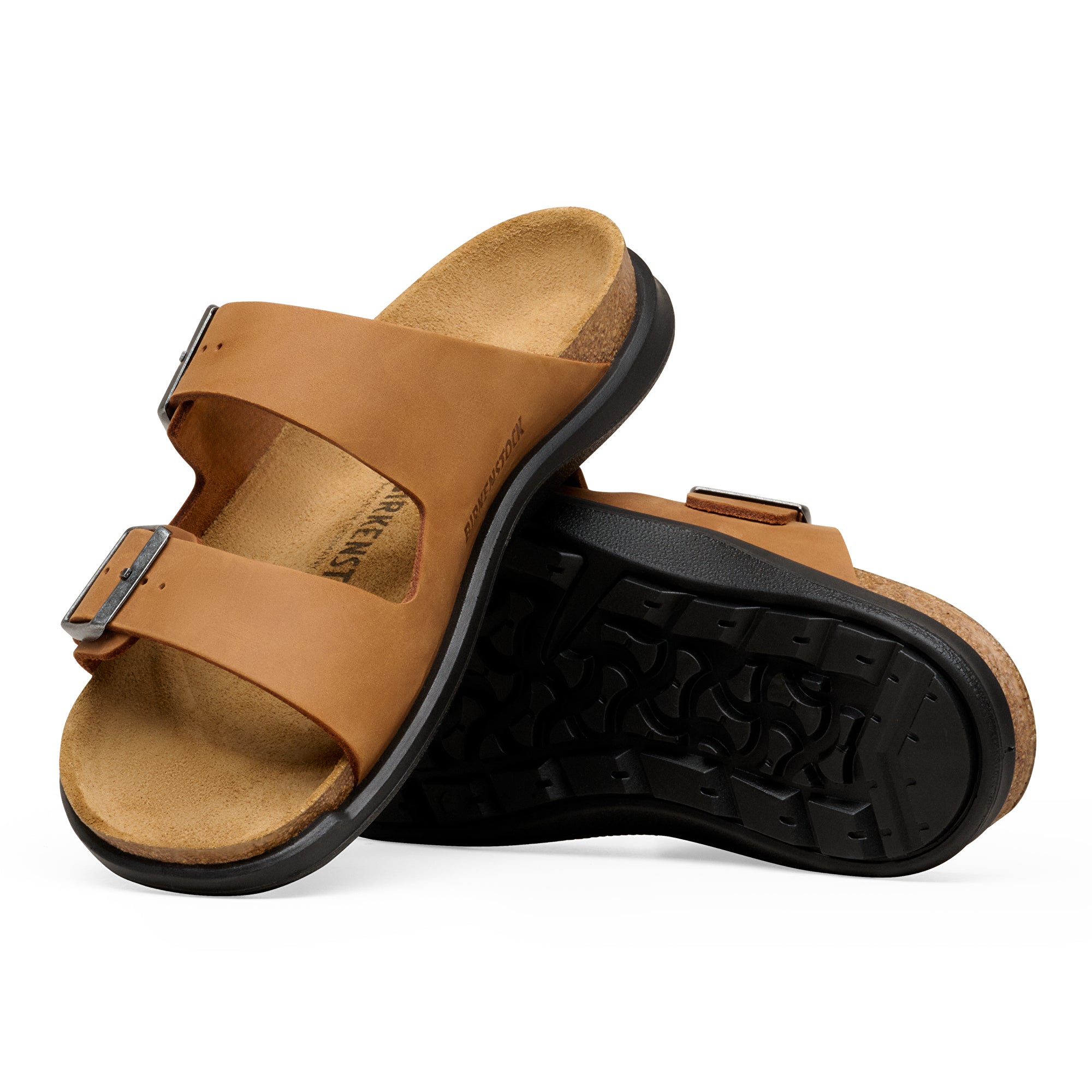 Birkenstock Women's Arizona Crosstown cognac oiled leather