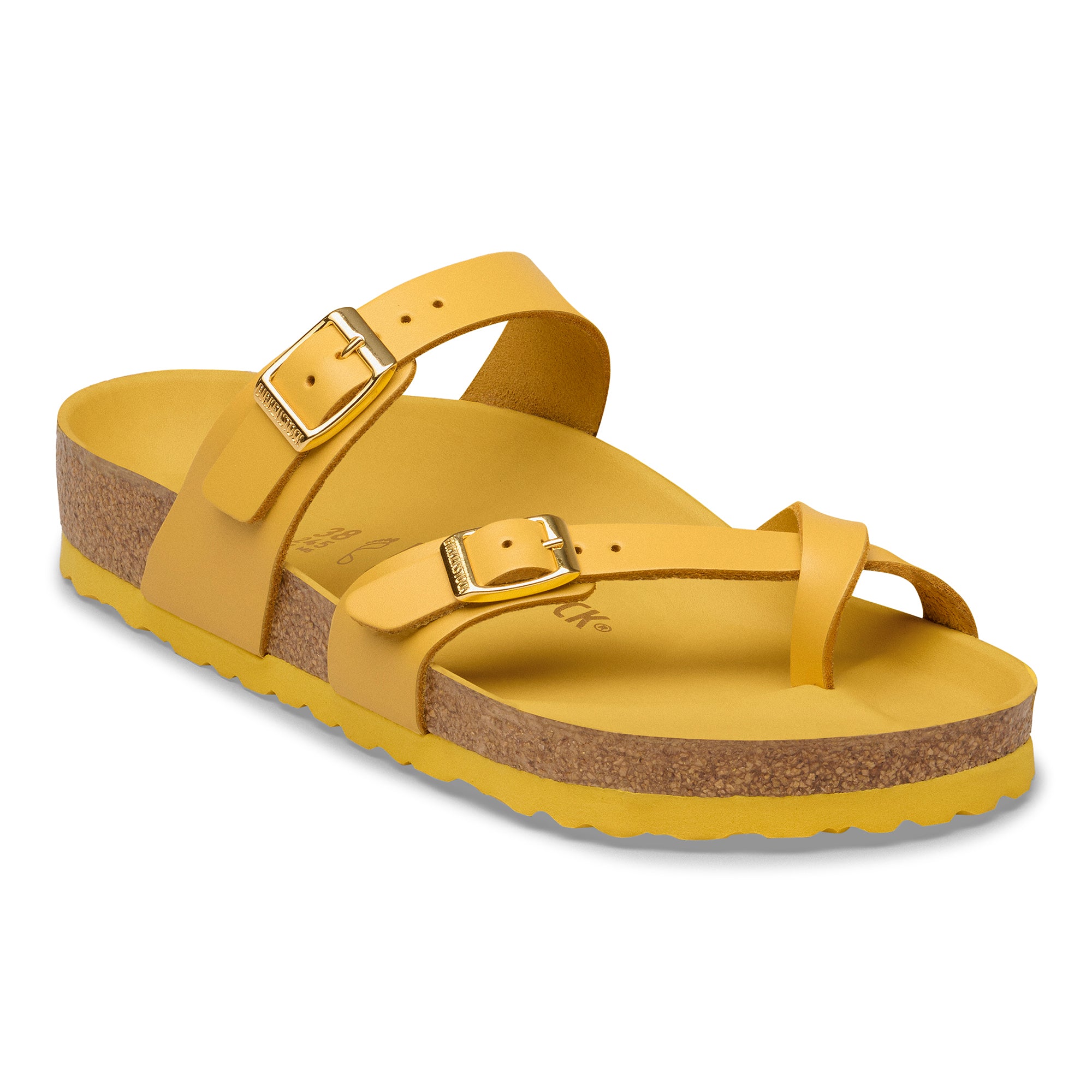 Birkenstock Mayari Hex amalfi ochre leather