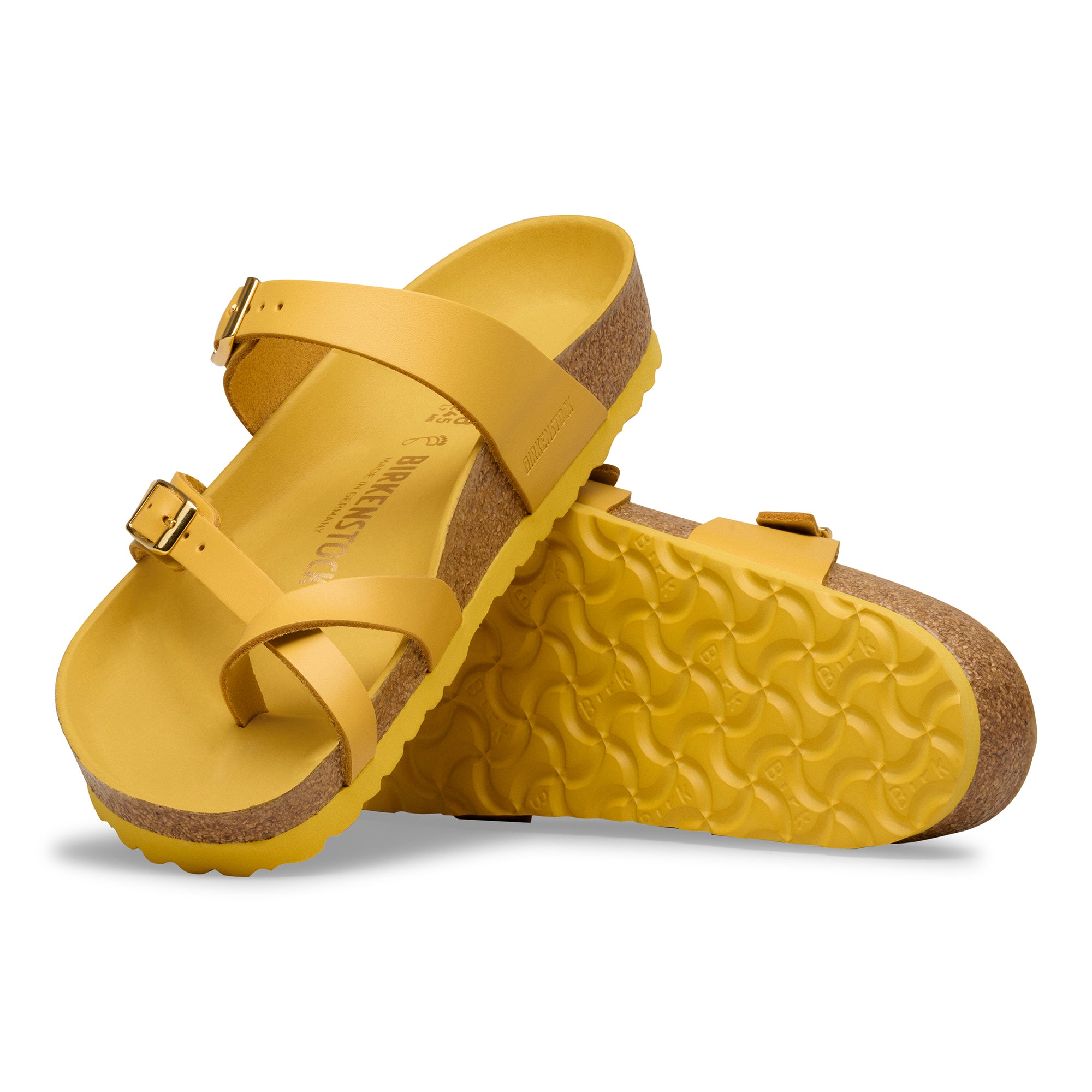 Birkenstock Mayari Hex amalfi ochre leather