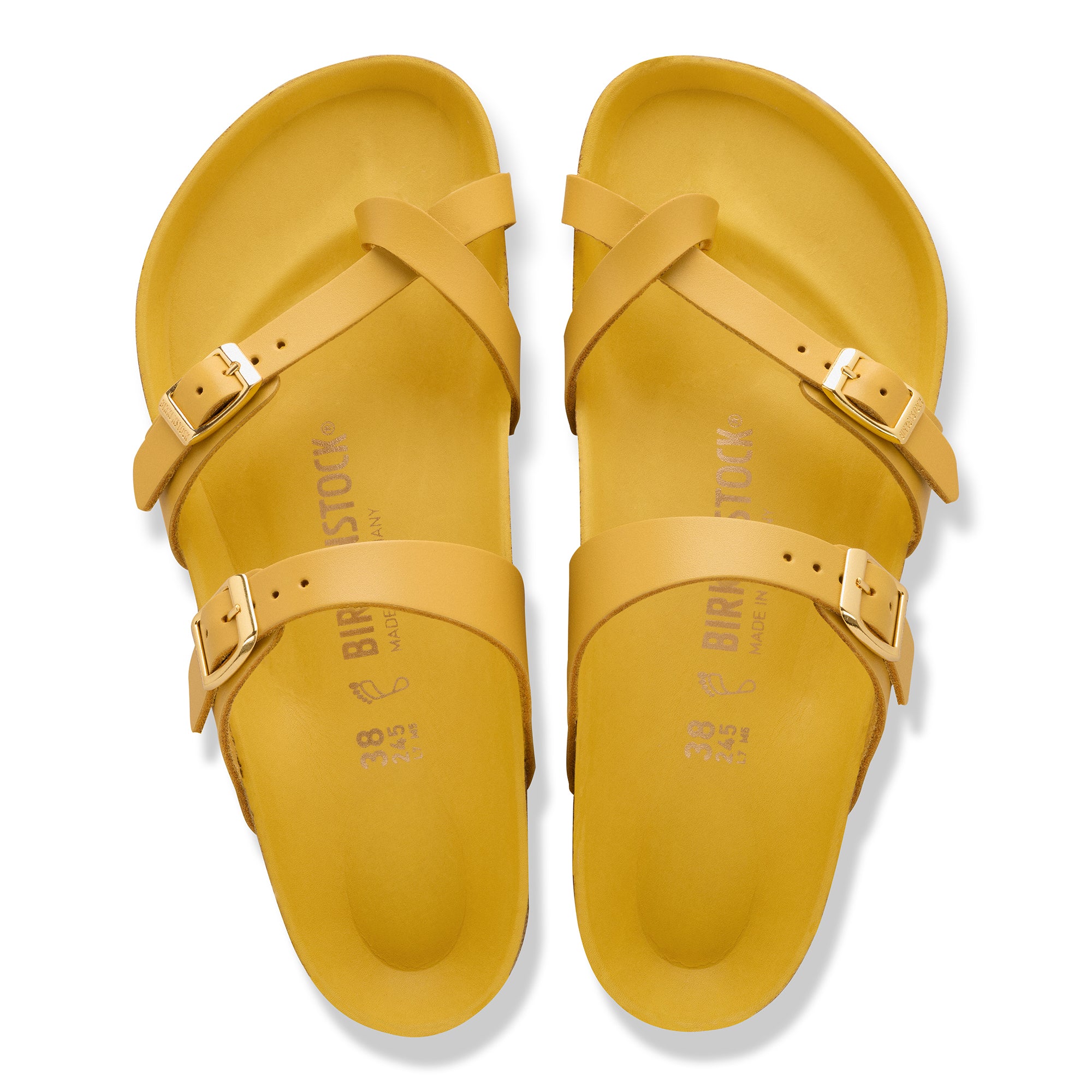 Birkenstock Mayari Hex amalfi ochre leather