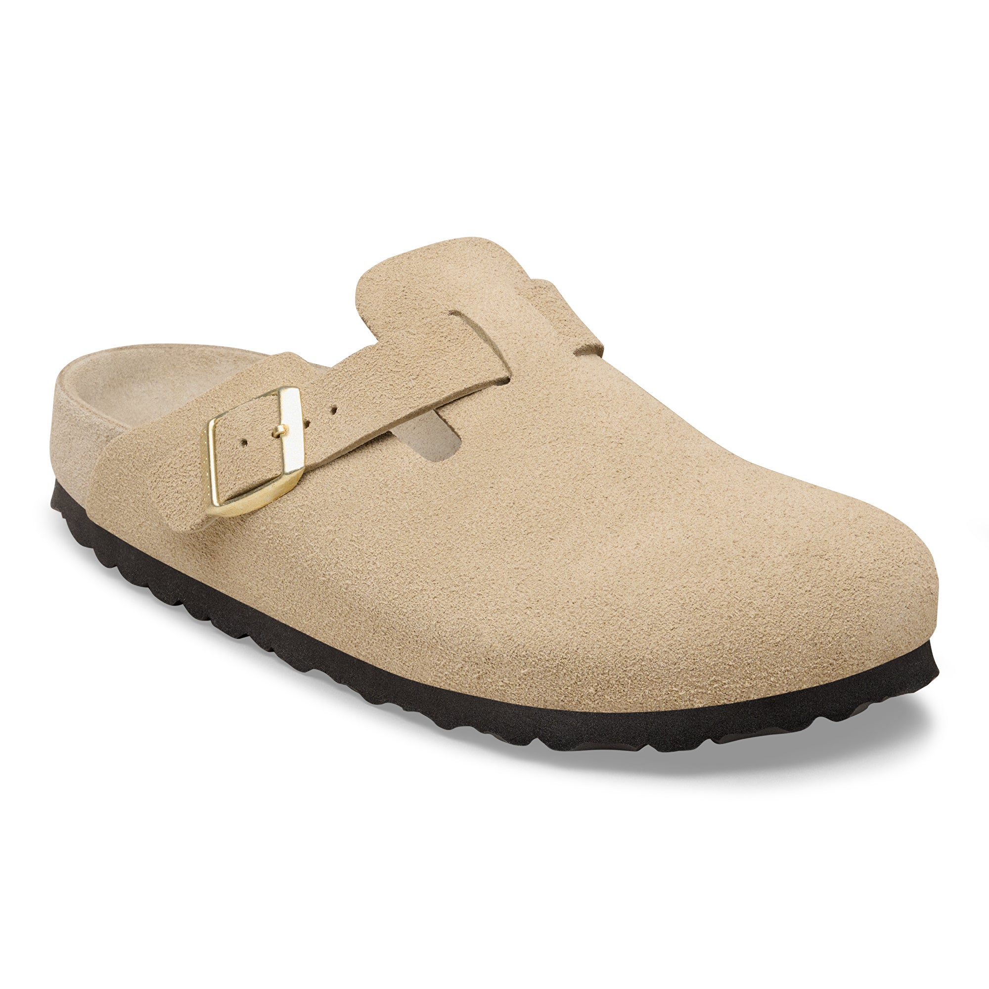 Birkenstock Boston Exquisite taupe suede