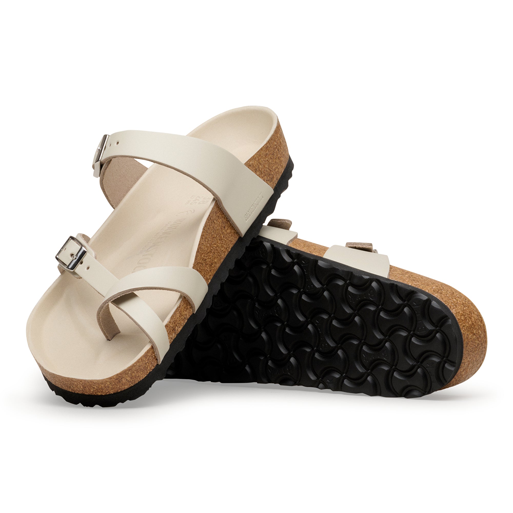Birkenstock Mayari Hex amalfi oyster leather