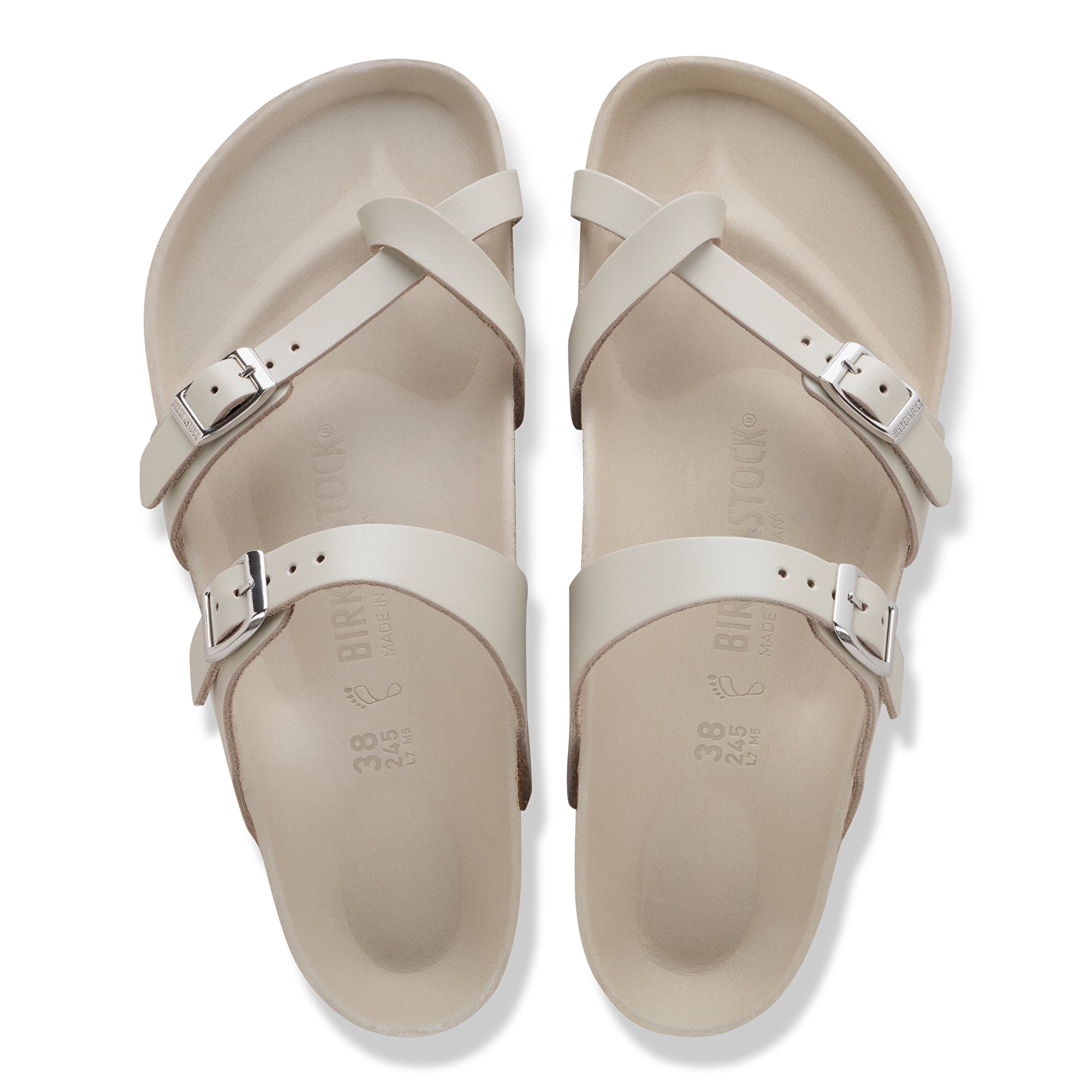 Birkenstock Mayari Hex amalfi oyster leather