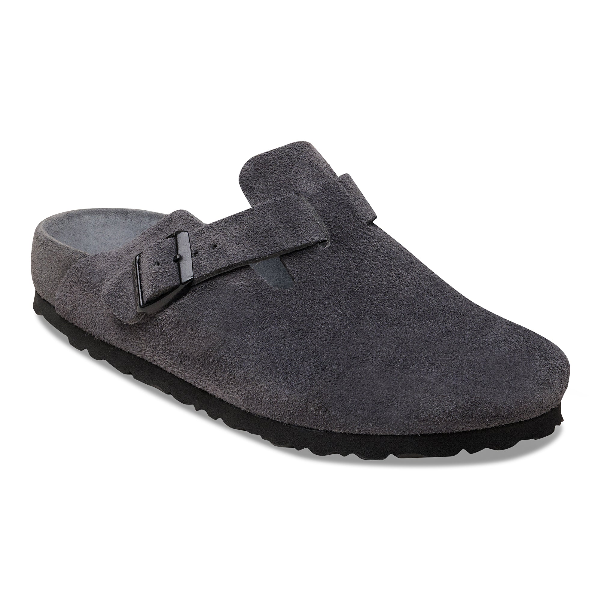 Birkenstock Boston Exquisite charcoal suede