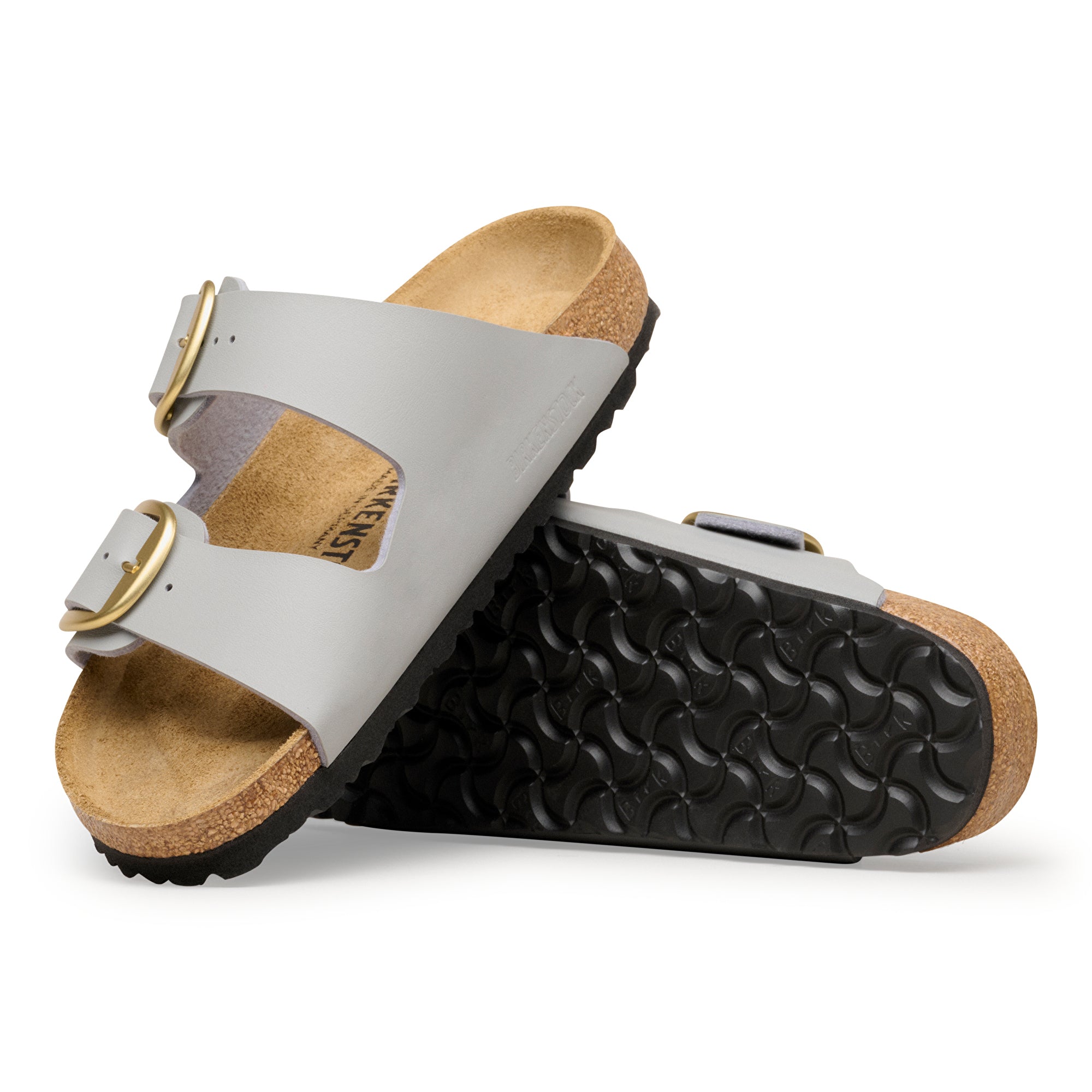 Birkenstock Arizona Big Buckle stone coin Birko-Flor