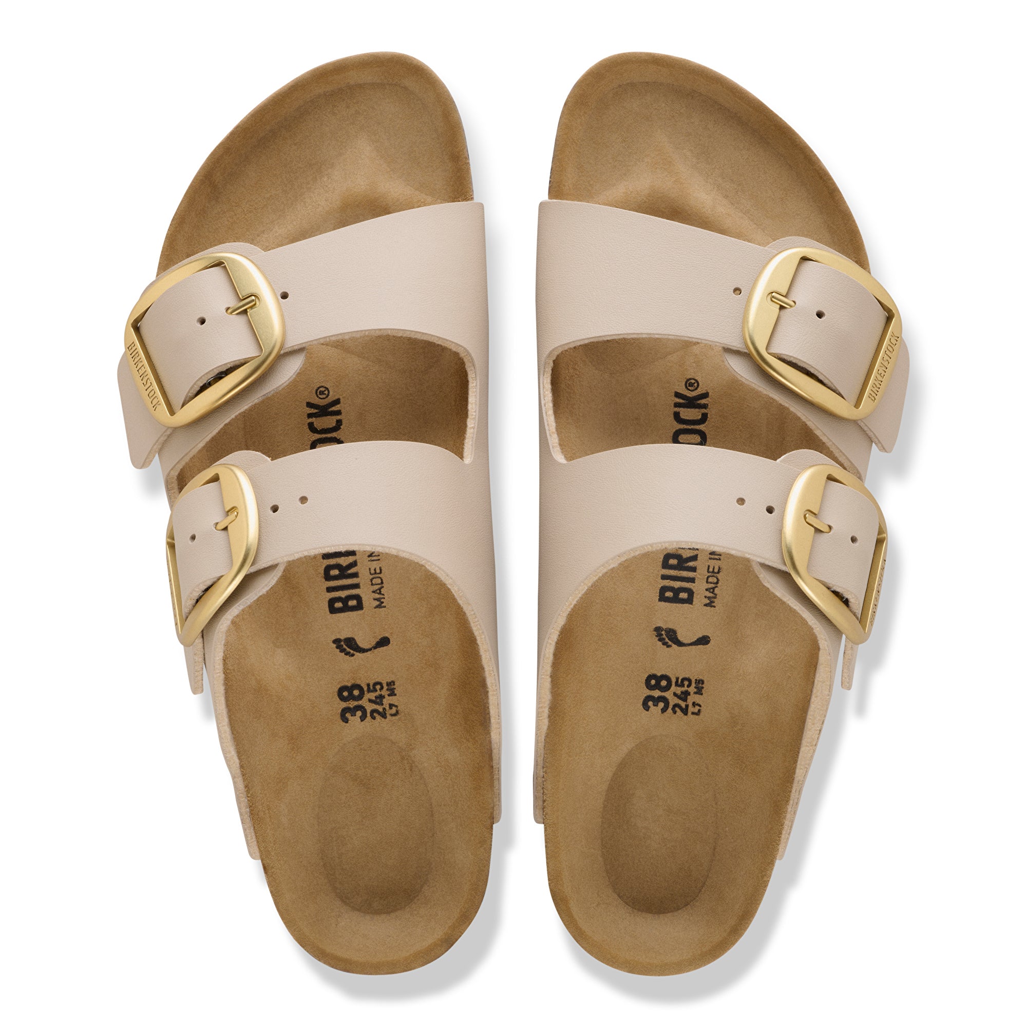 Birkenstock Arizona Big Buckle sandcastle Birko-Flor