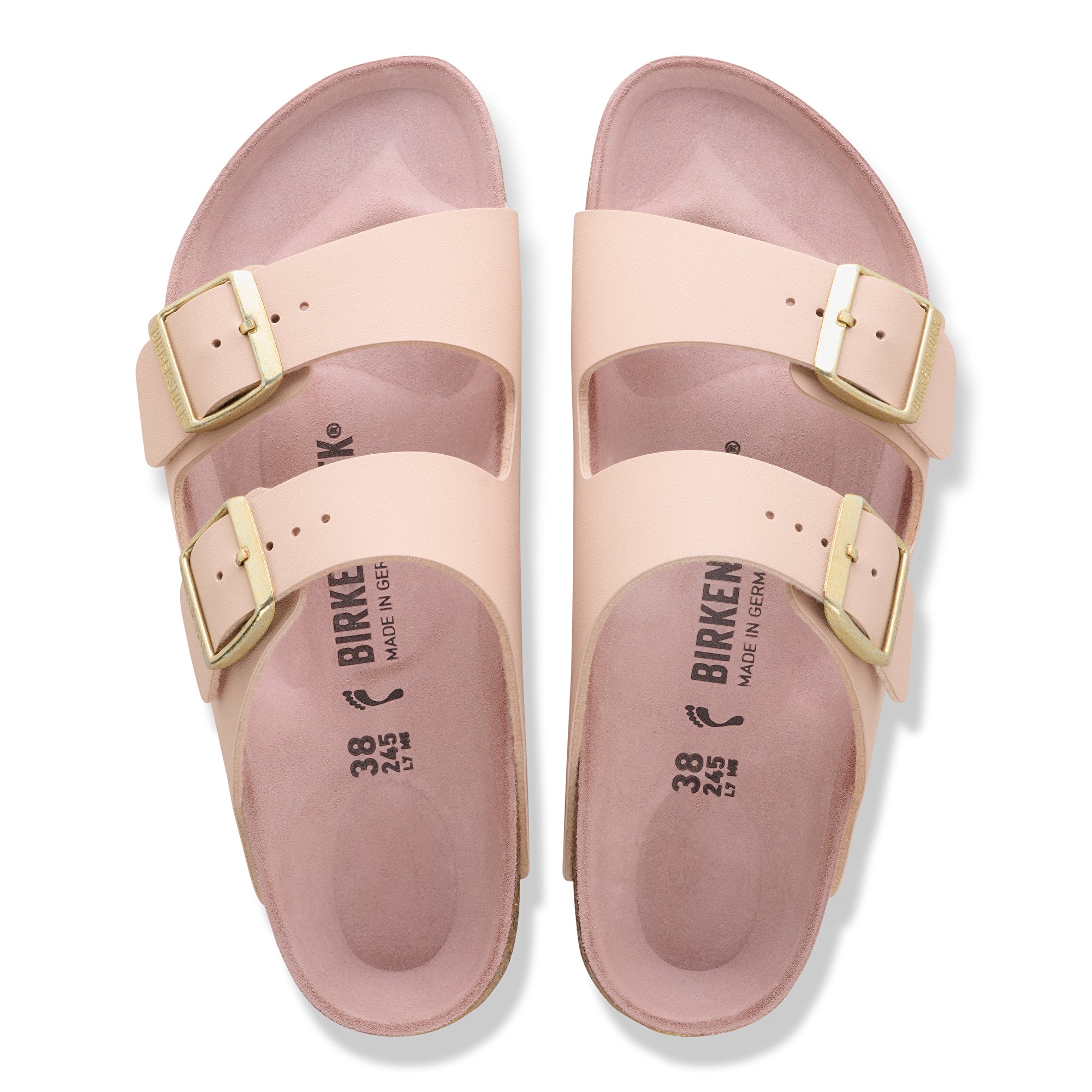 Birkenstock Arizona new beige Birko-Flor tonal