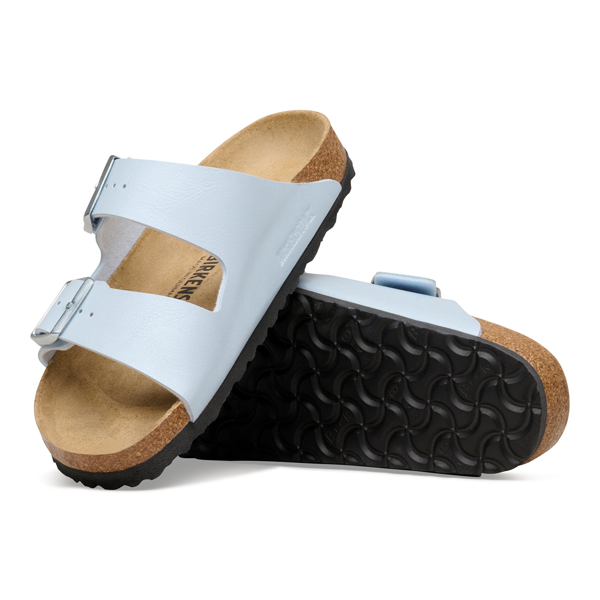 Birkenstock Arizona graceful baby blue Birko-Flor