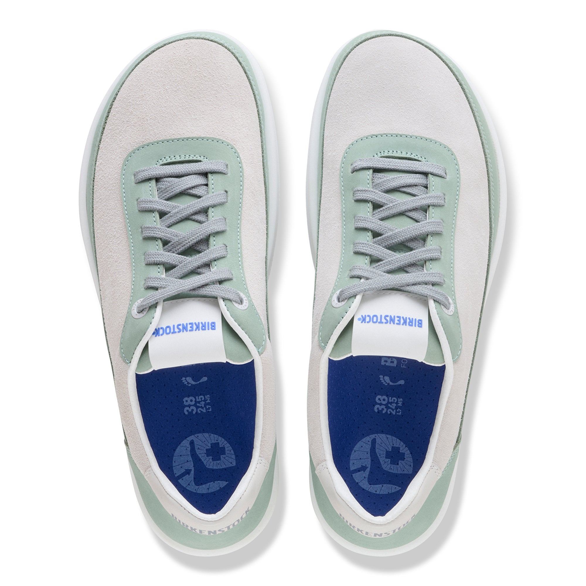 Birkenstock Honnef City pure sage nubuck/antique white suede