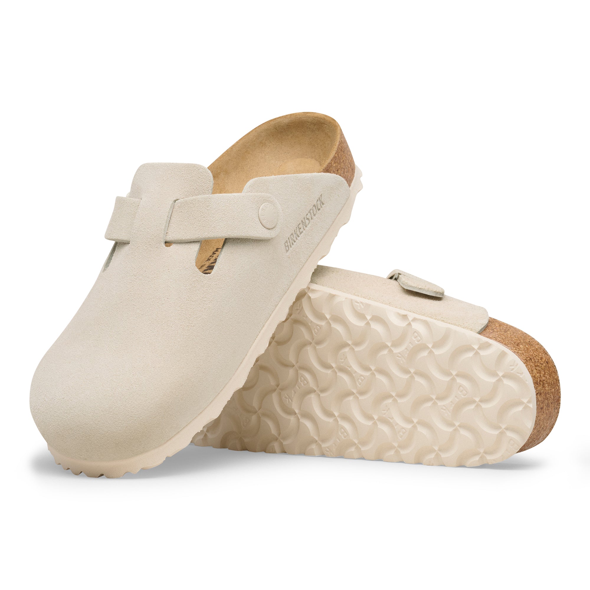 Birkenstock Boston oyster suede