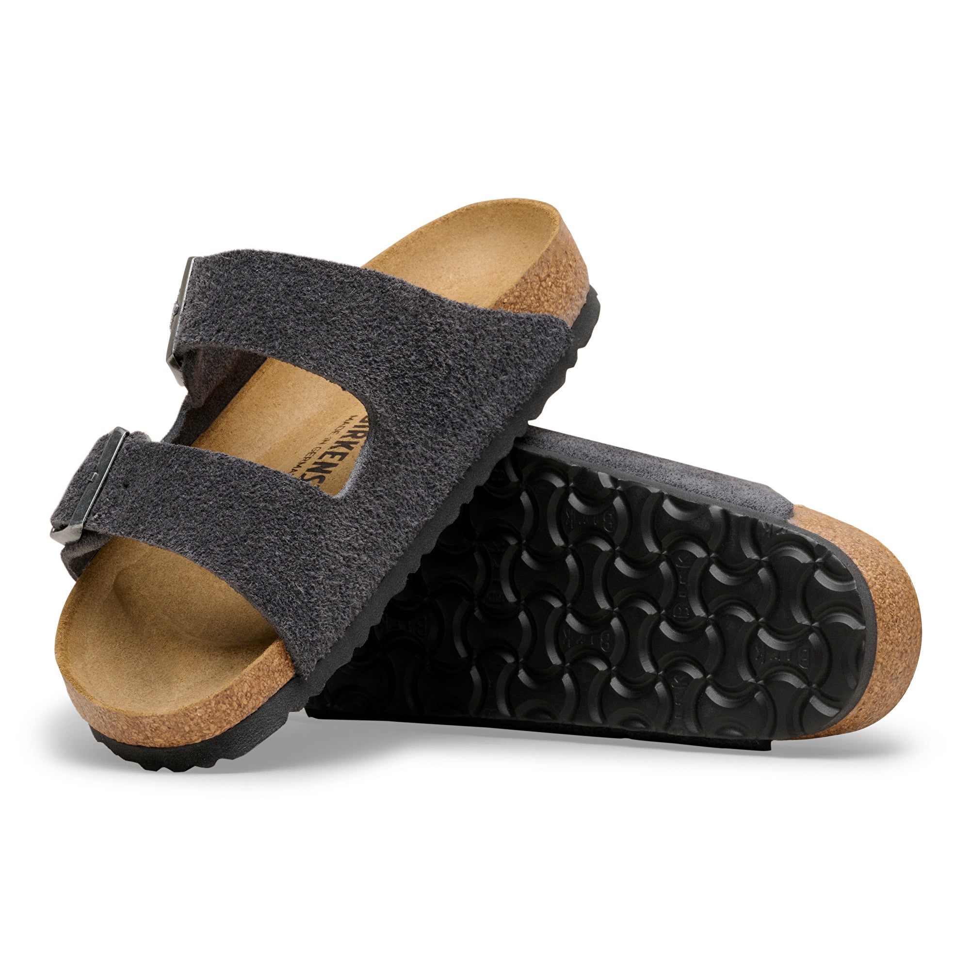 Birkenstock Arizona charcoal suede
