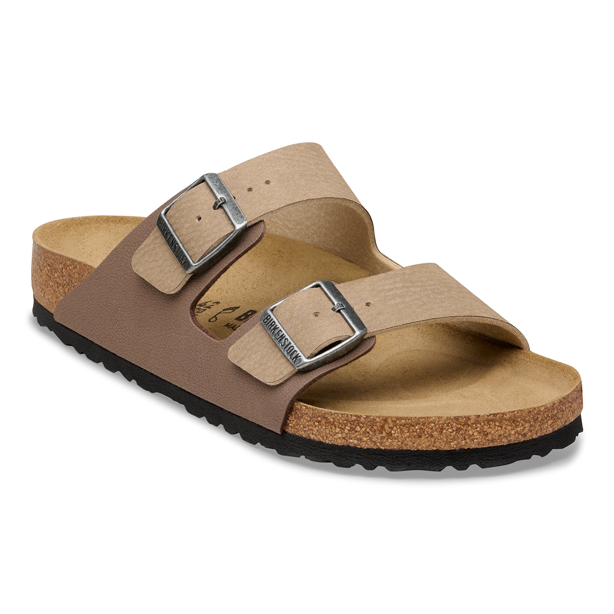 Birkenstock Arizona taupe desert dust Birkibuc/mocha Birkibuc