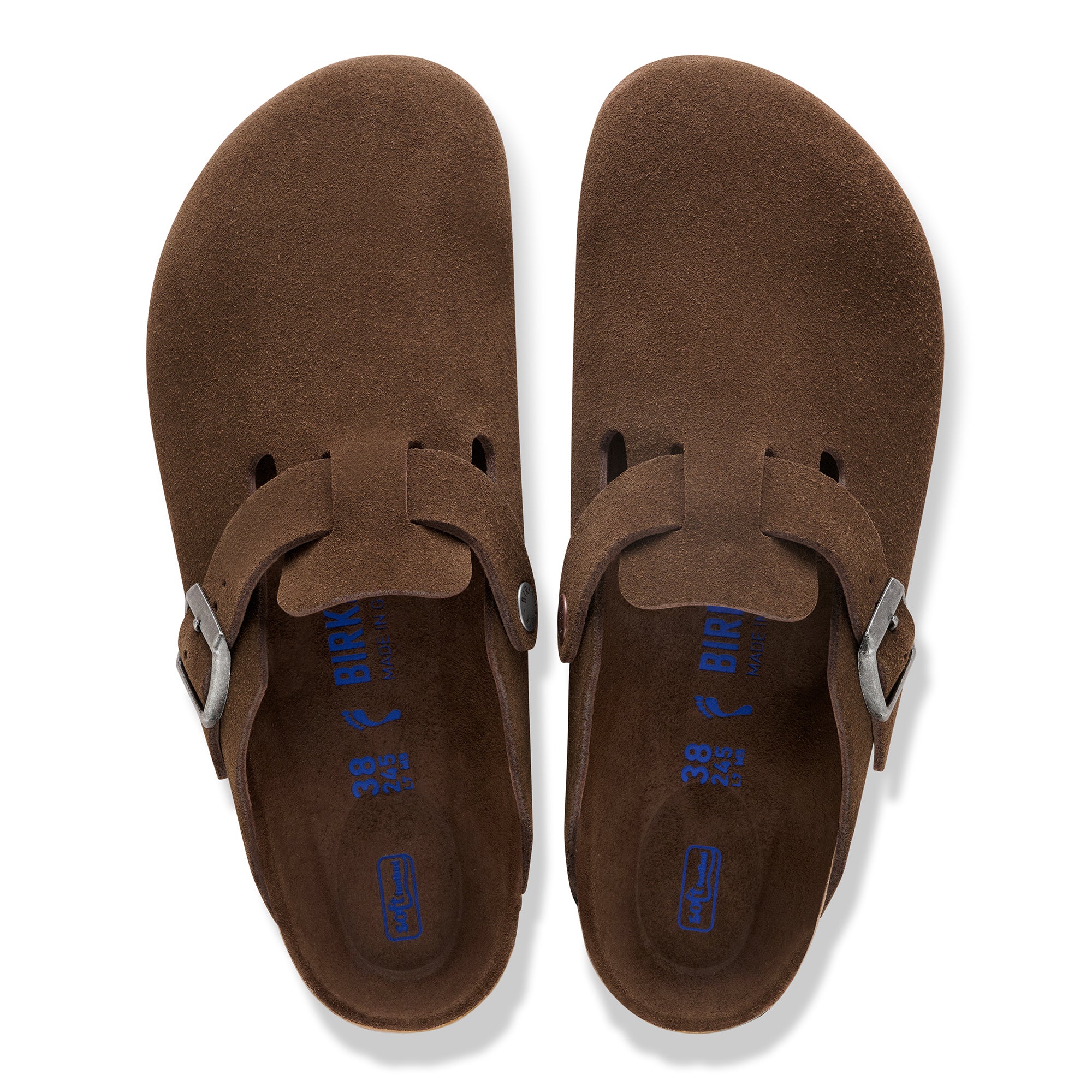 Birkenstock Boston Soft Footbed carafe suede tonal