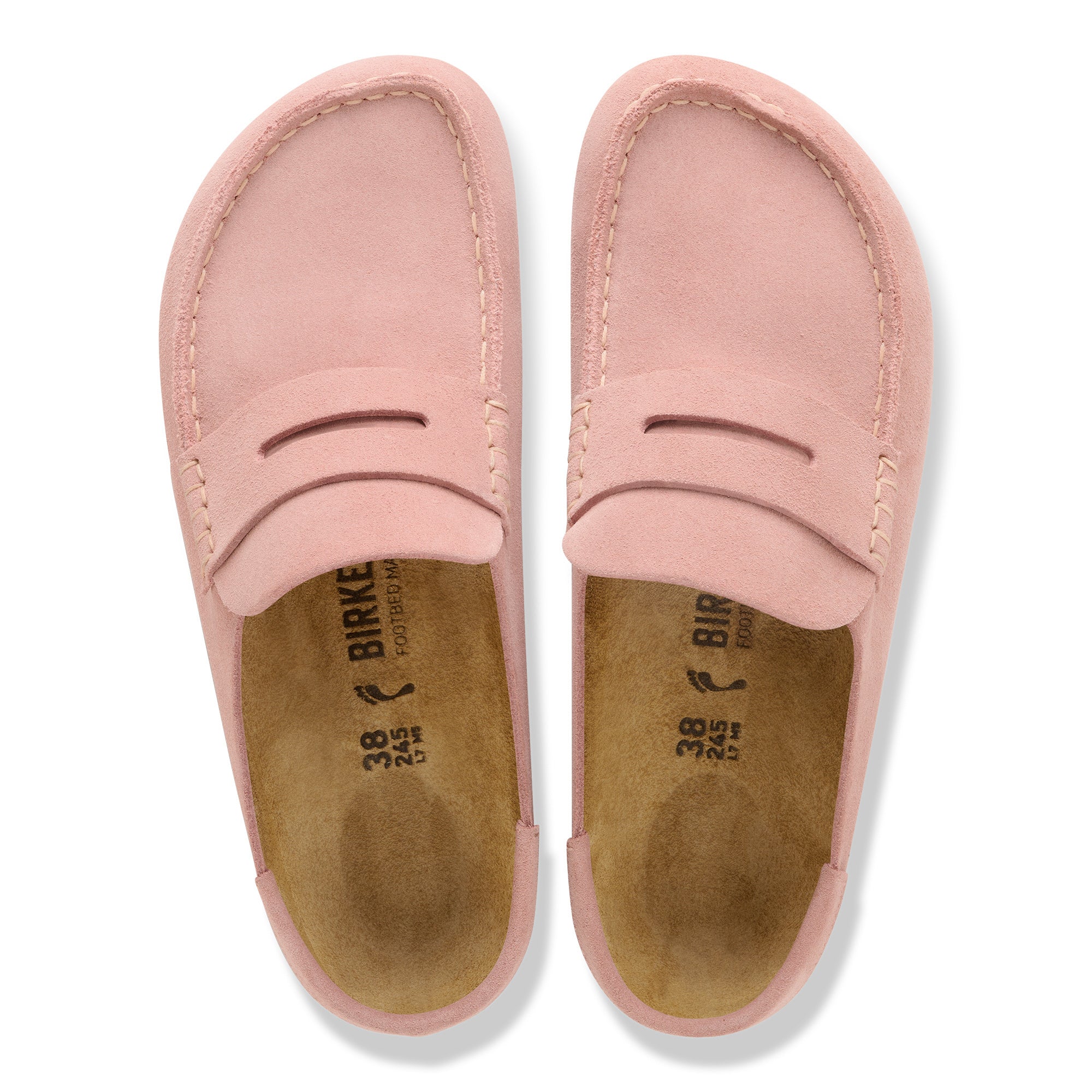 Birkenstock Naples Wrapped pink clay suede