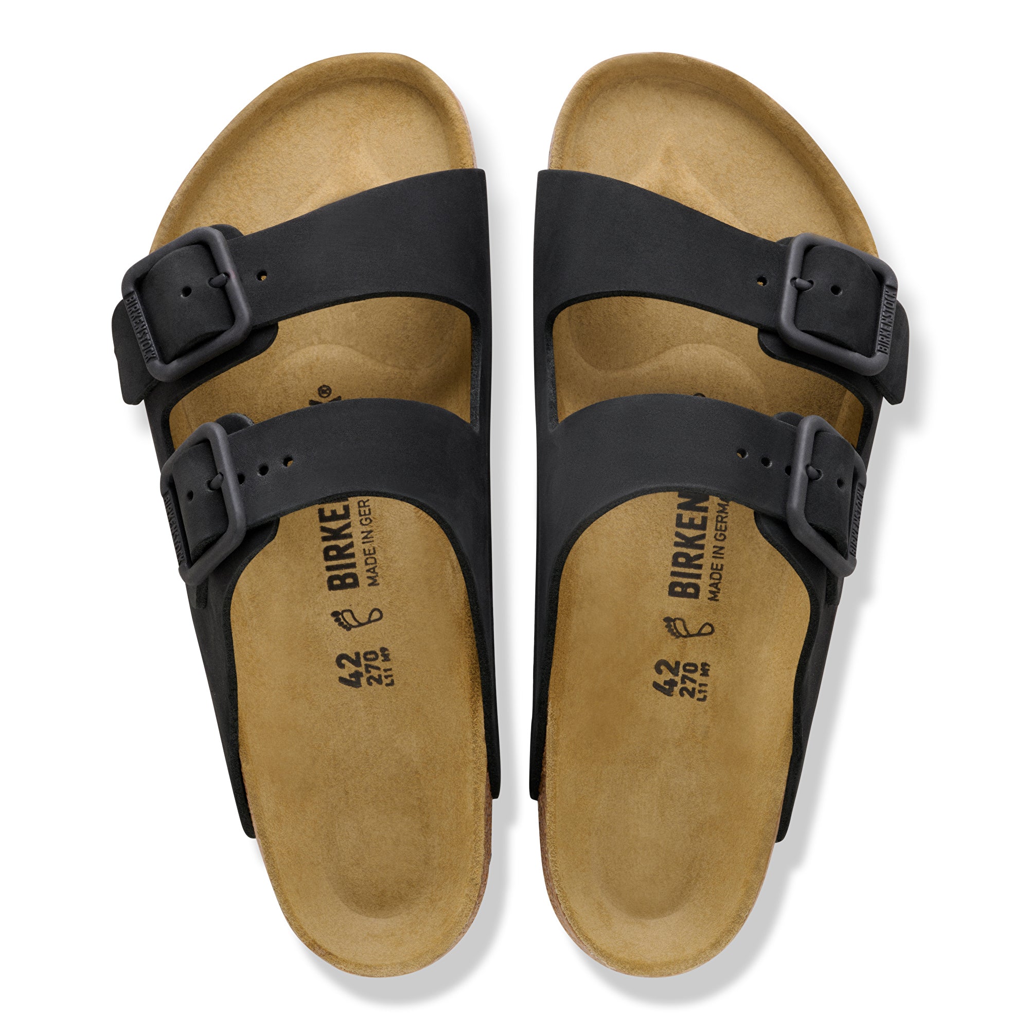 Birkenstock Arizona Wire Buckle black nubuck