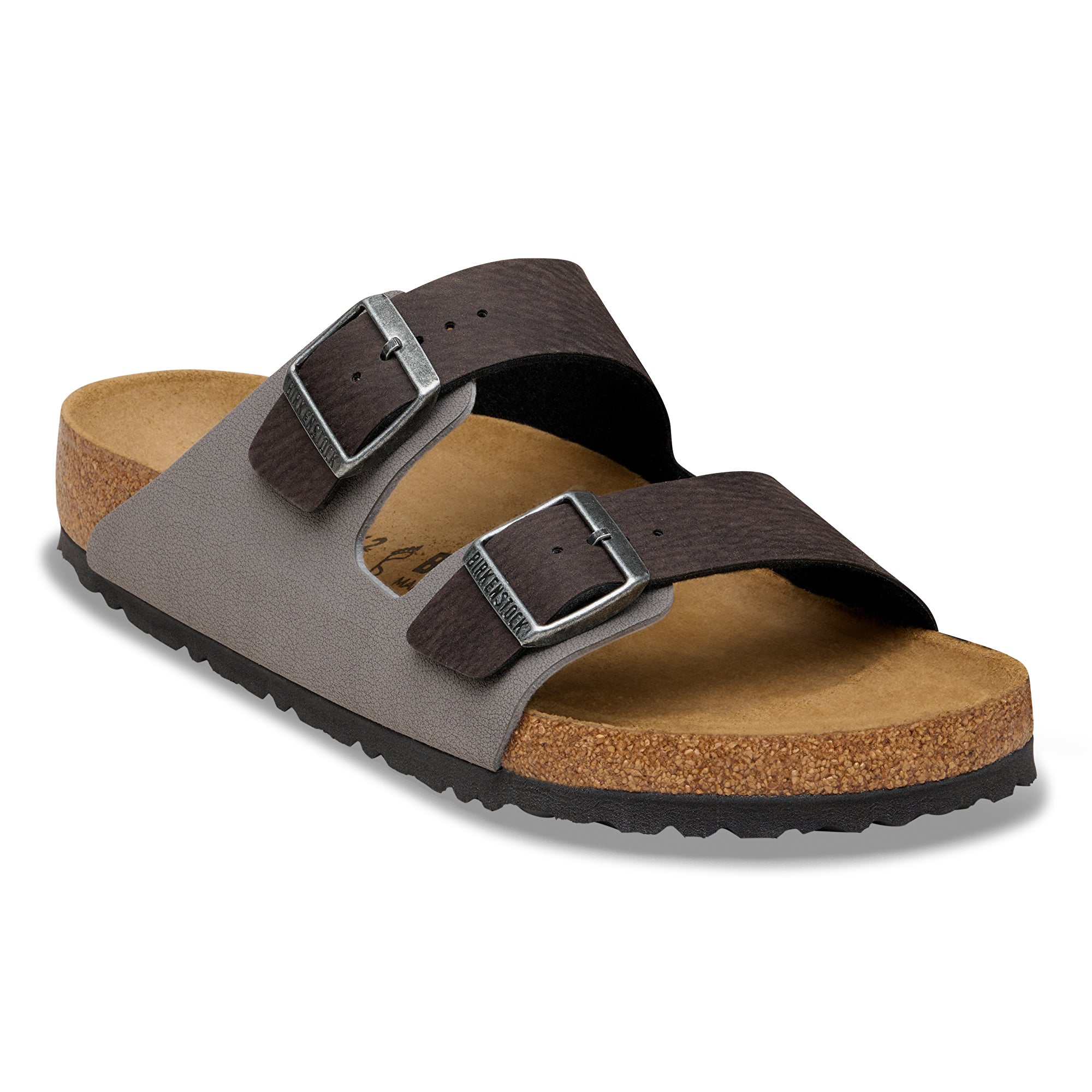 Birkenstock Arizona black desert dust Birkibuc/dark gray Birkibuc