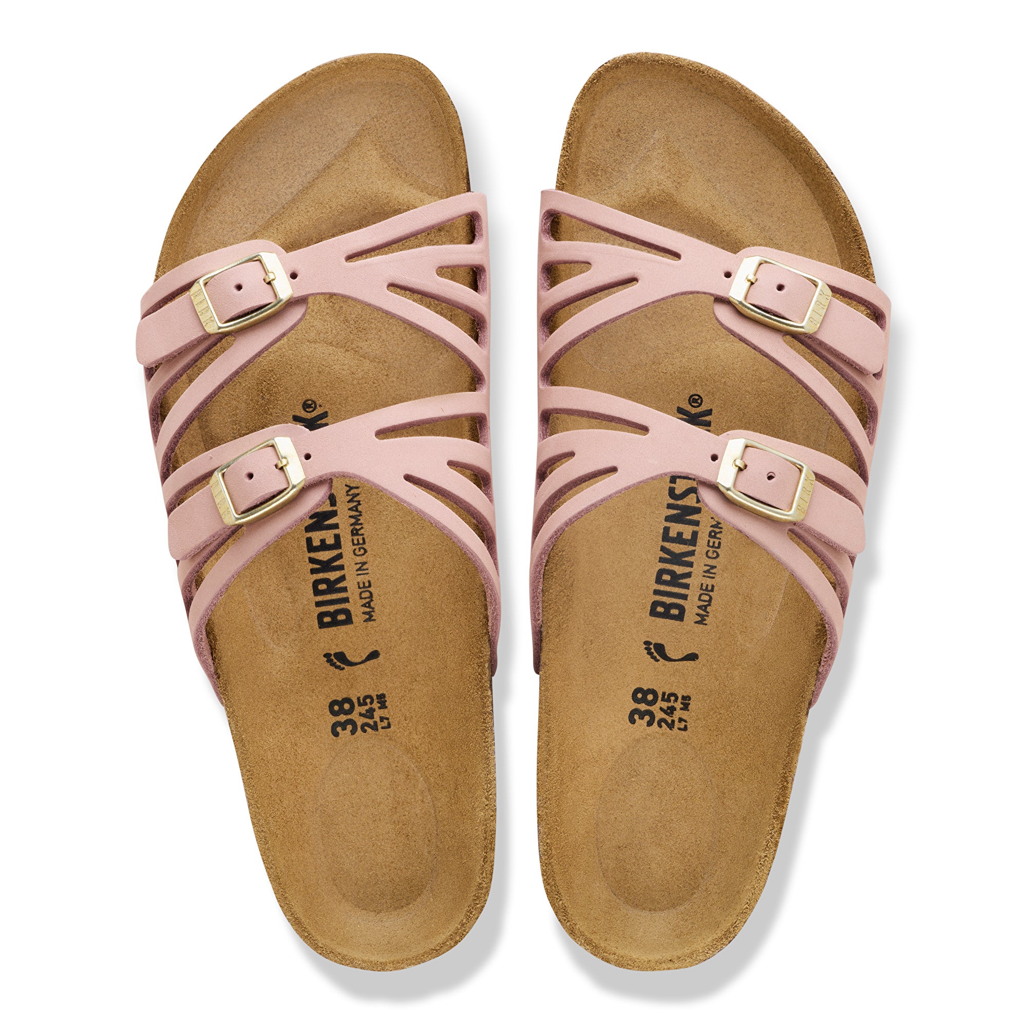 Birkenstock Granada soft pink nubuck