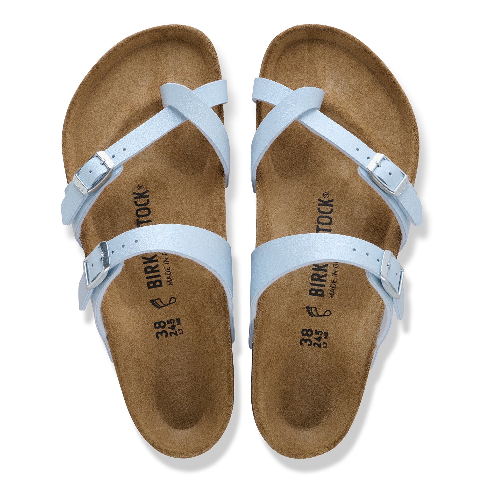 Birkenstock Mayari graceful baby blue Birko-Flor