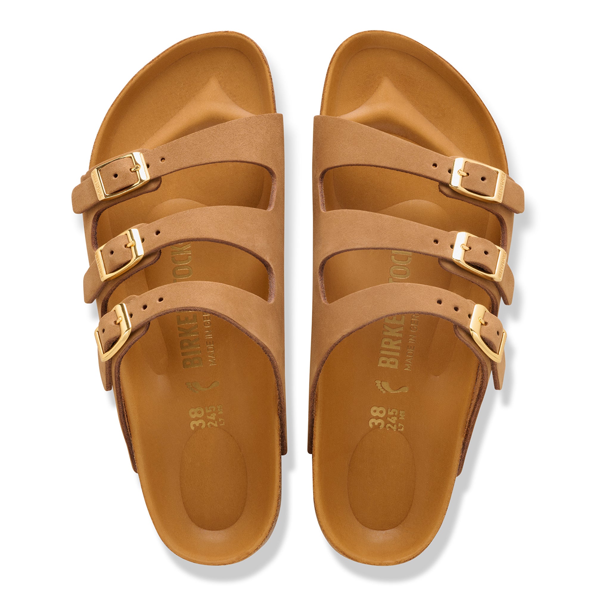 Birkenstock Florida Hex mink nubuck