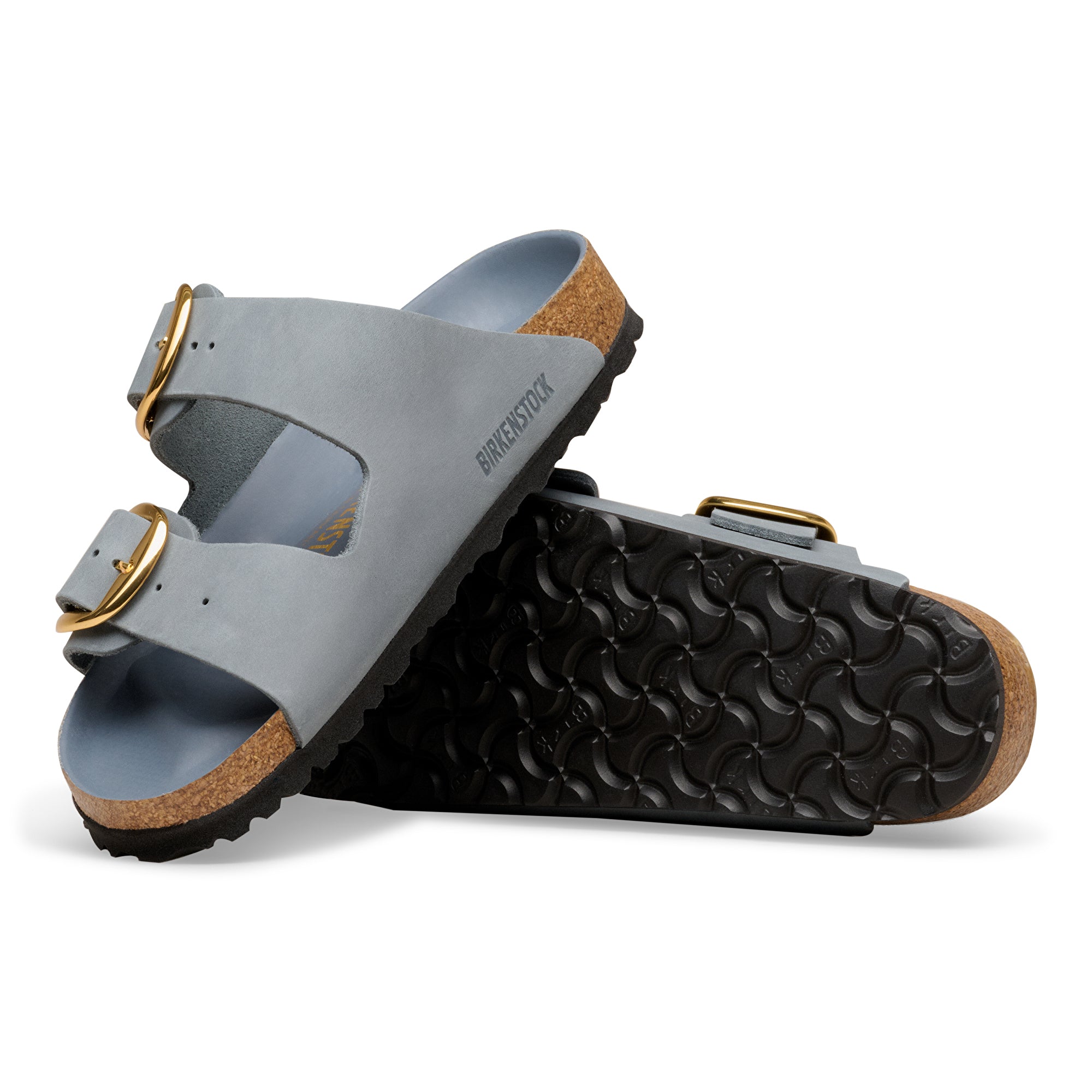 Birkenstock Arizona Big Buckle basalt gray oiled leather