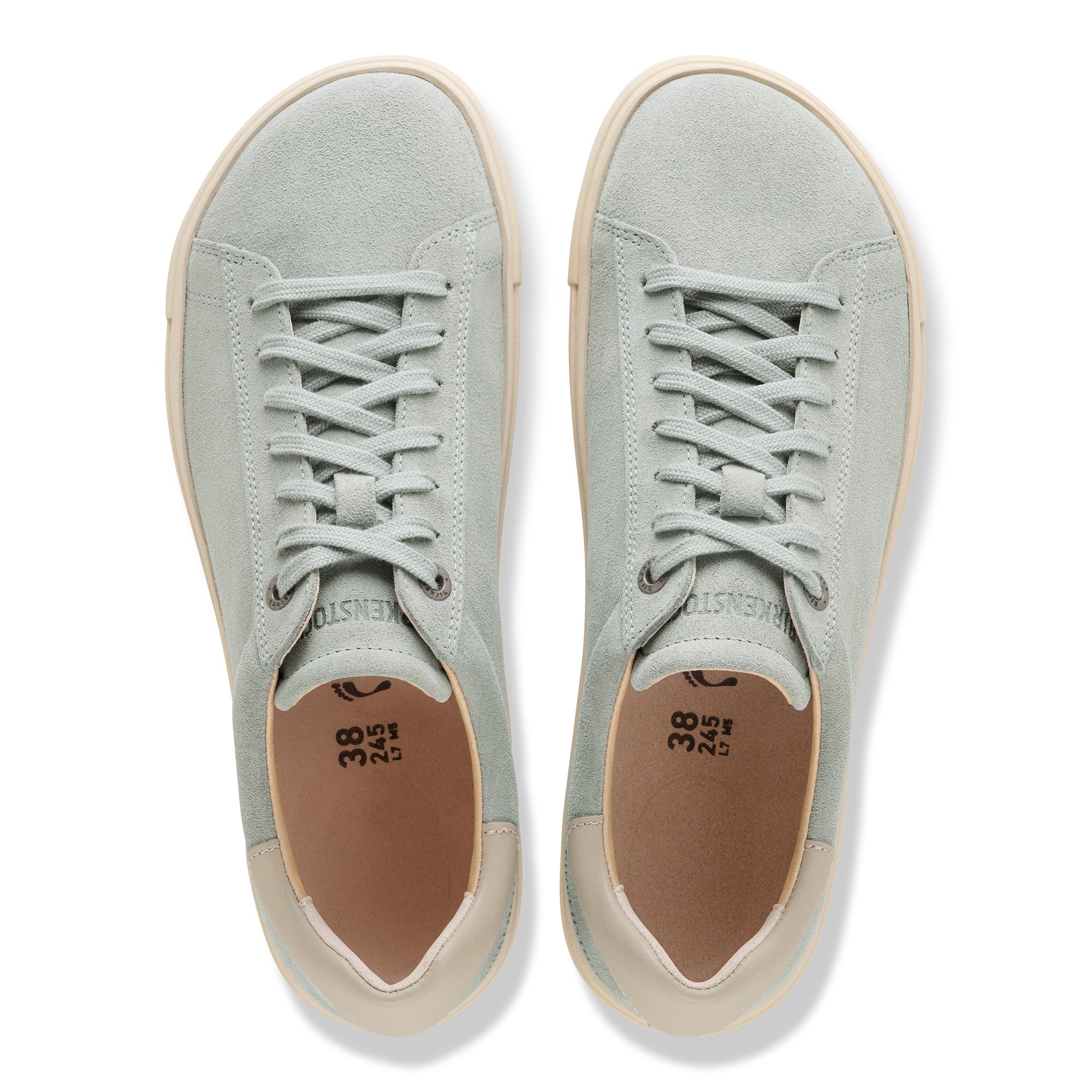 Birkenstock Bend Low pure sage suede/oyster leather