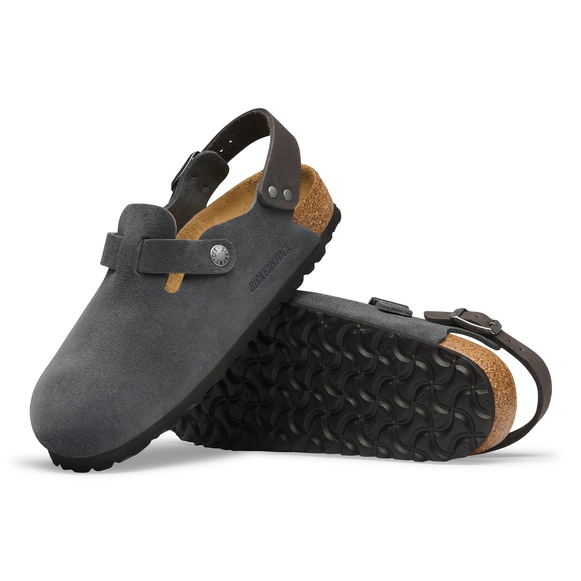 Birkenstock Tokio charcoal suede
