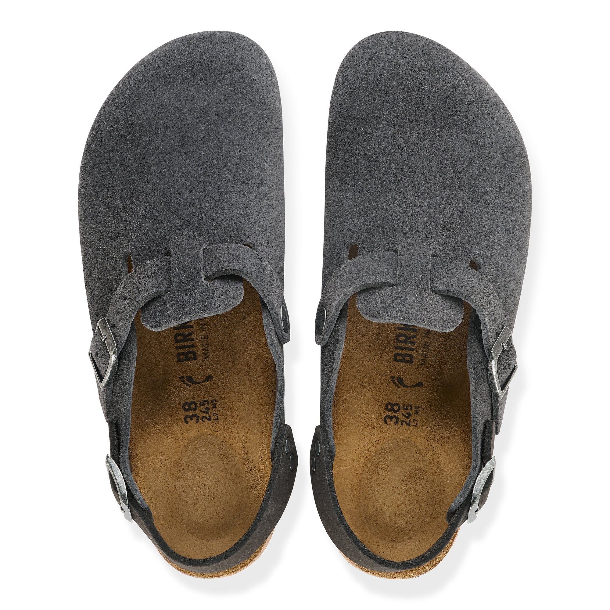 Birkenstock Tokio charcoal suede