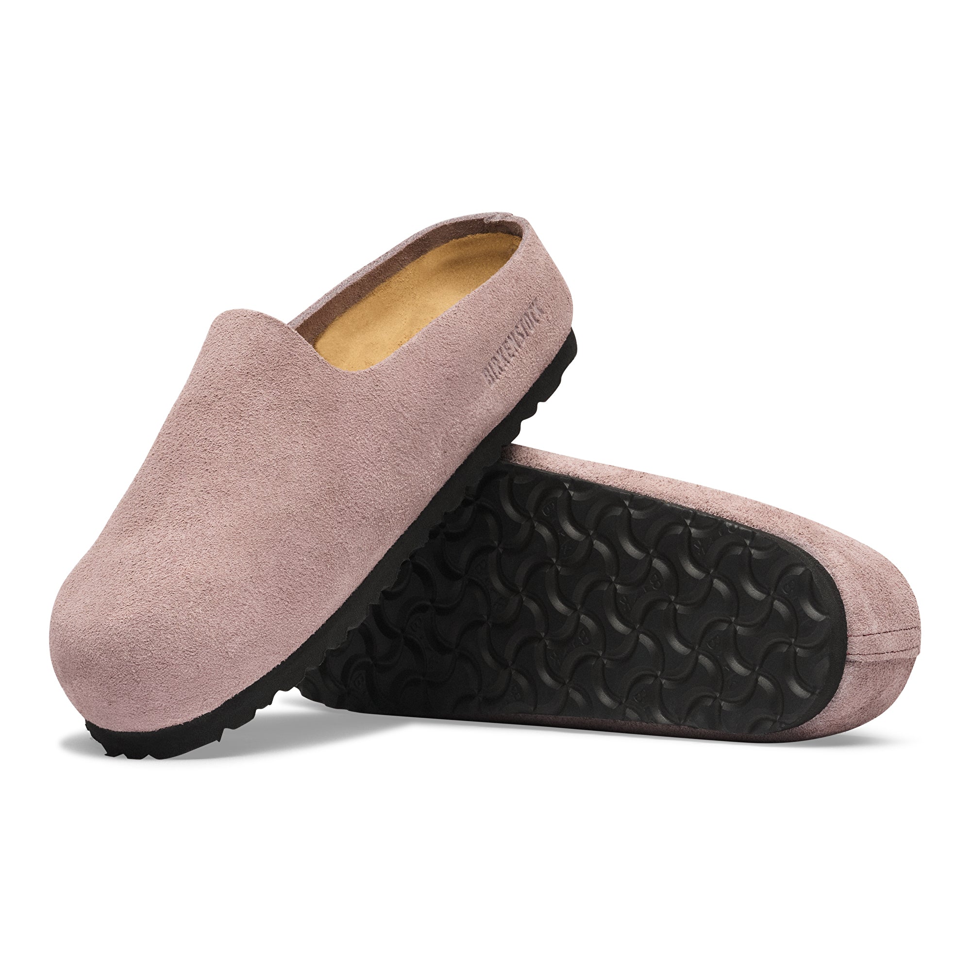 Birkenstock Amsterdam Wrapped faded purple suede